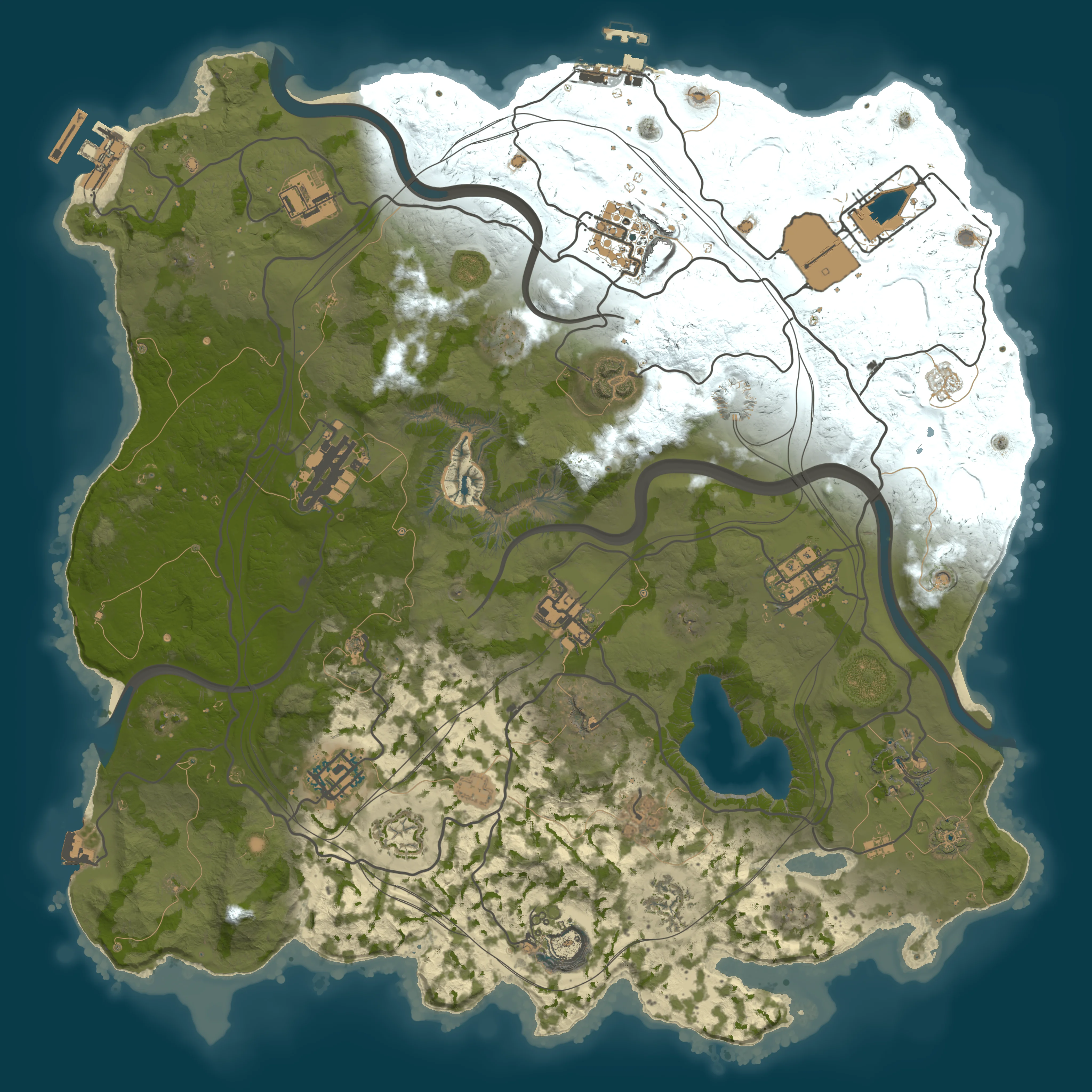 Rendered map for seed 31425158