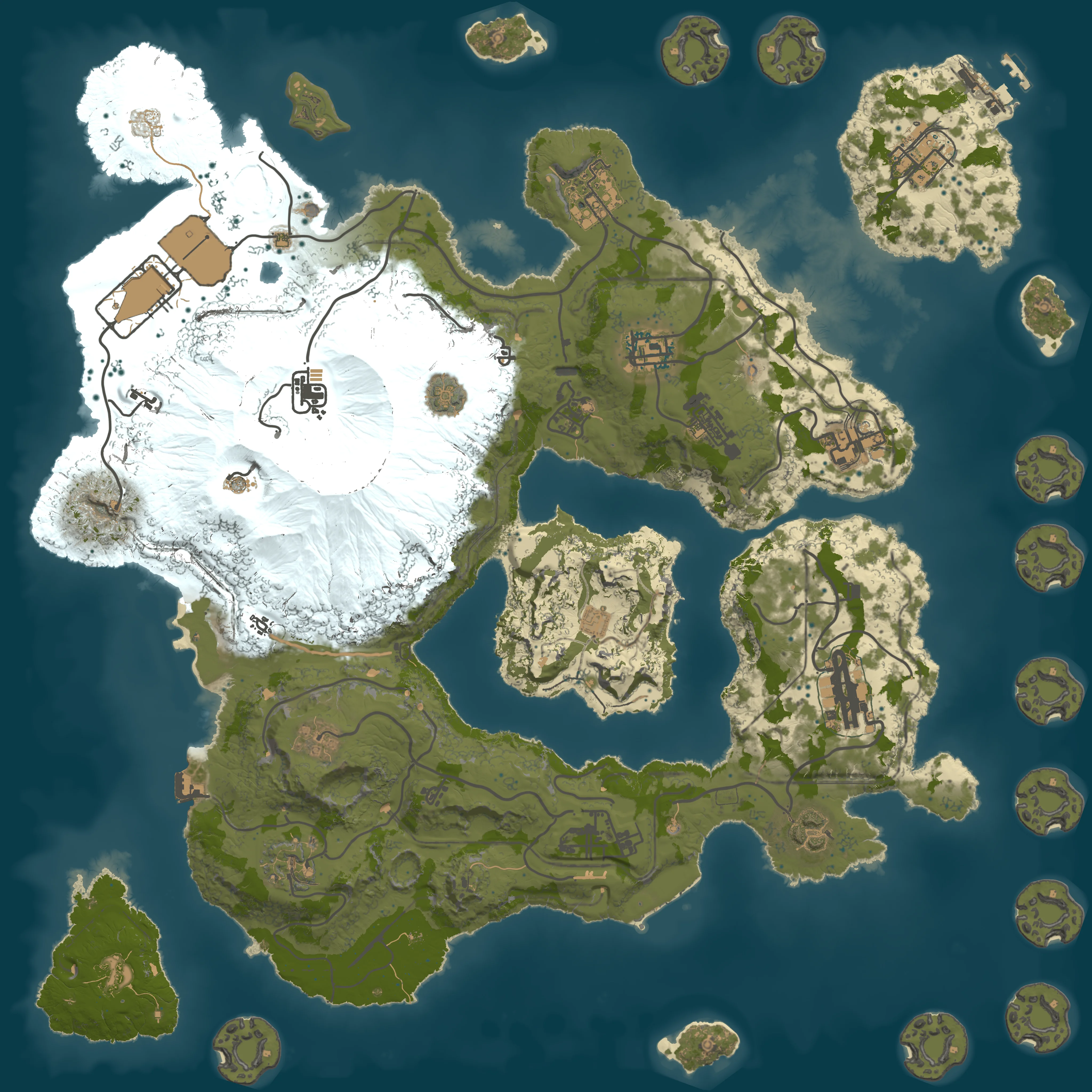 Rendered map for seed 1337