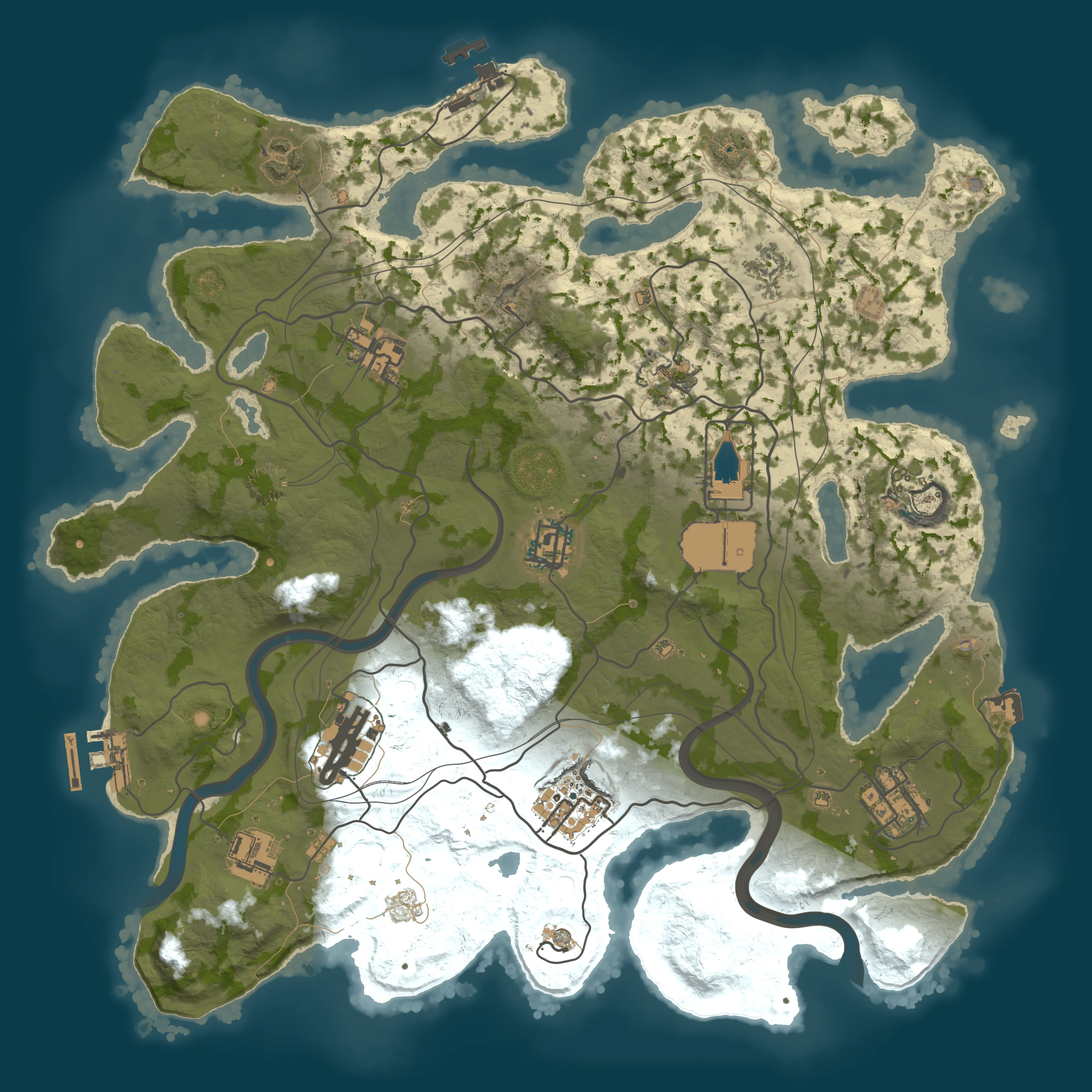 Rendered map for seed 1337