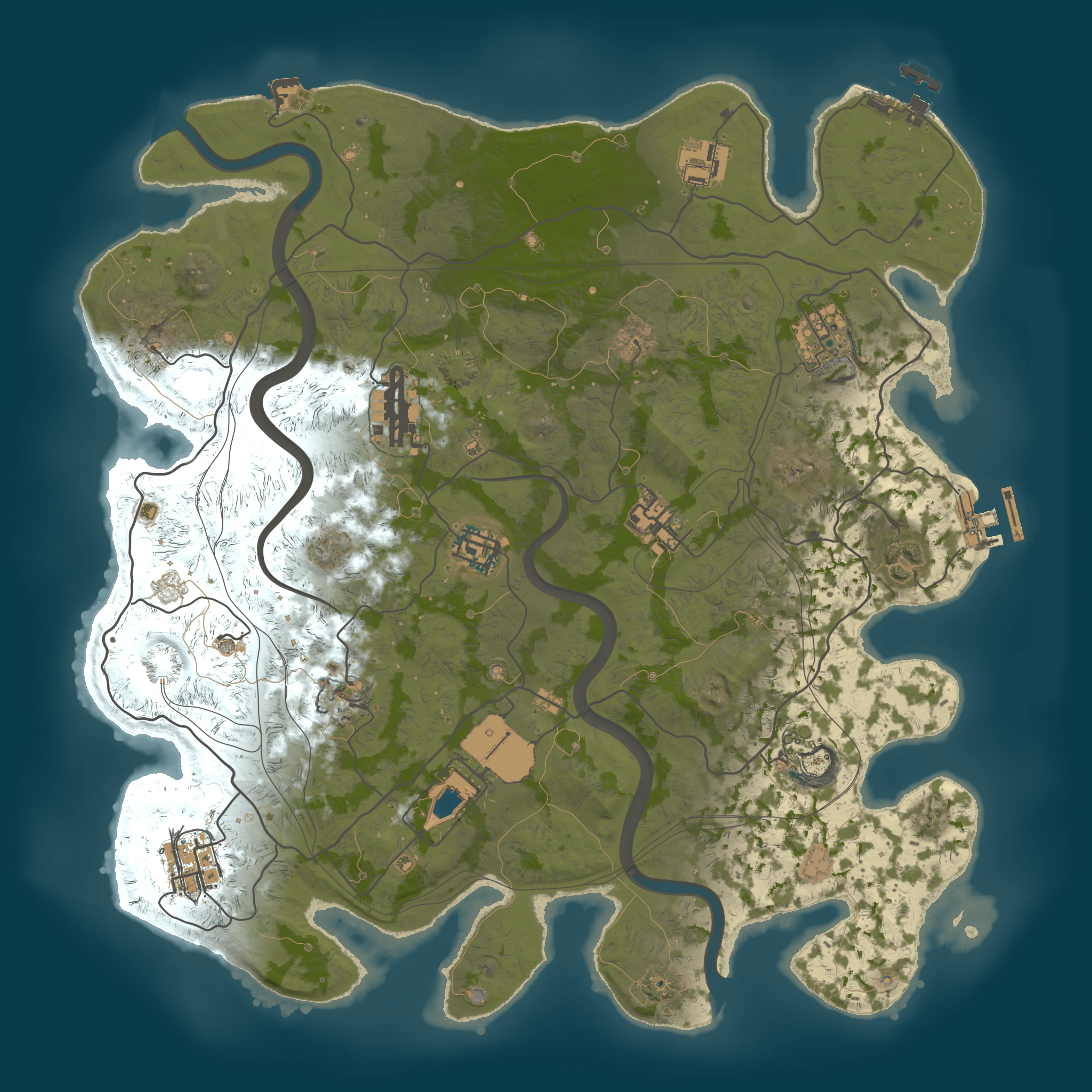 Rendered map for seed 0