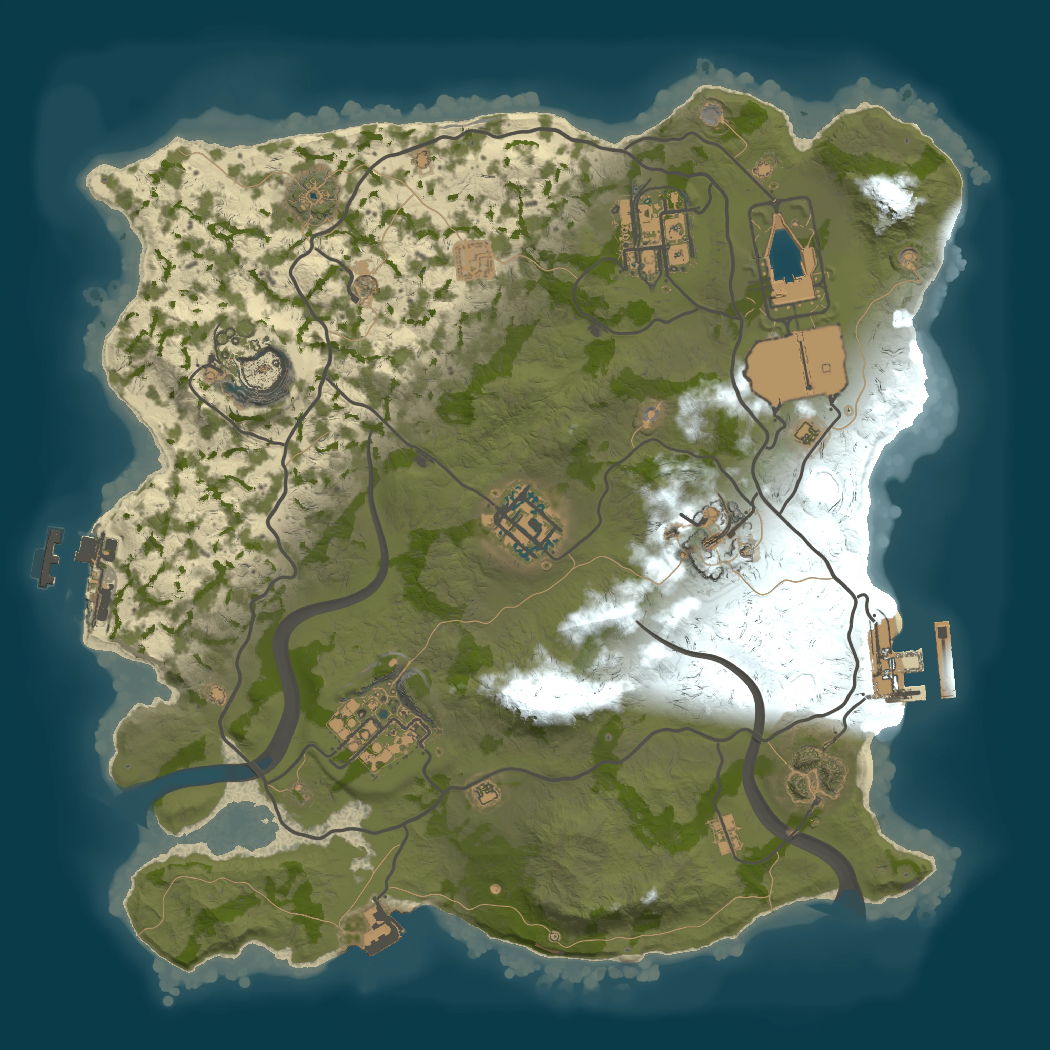 Rendered map for seed 1337