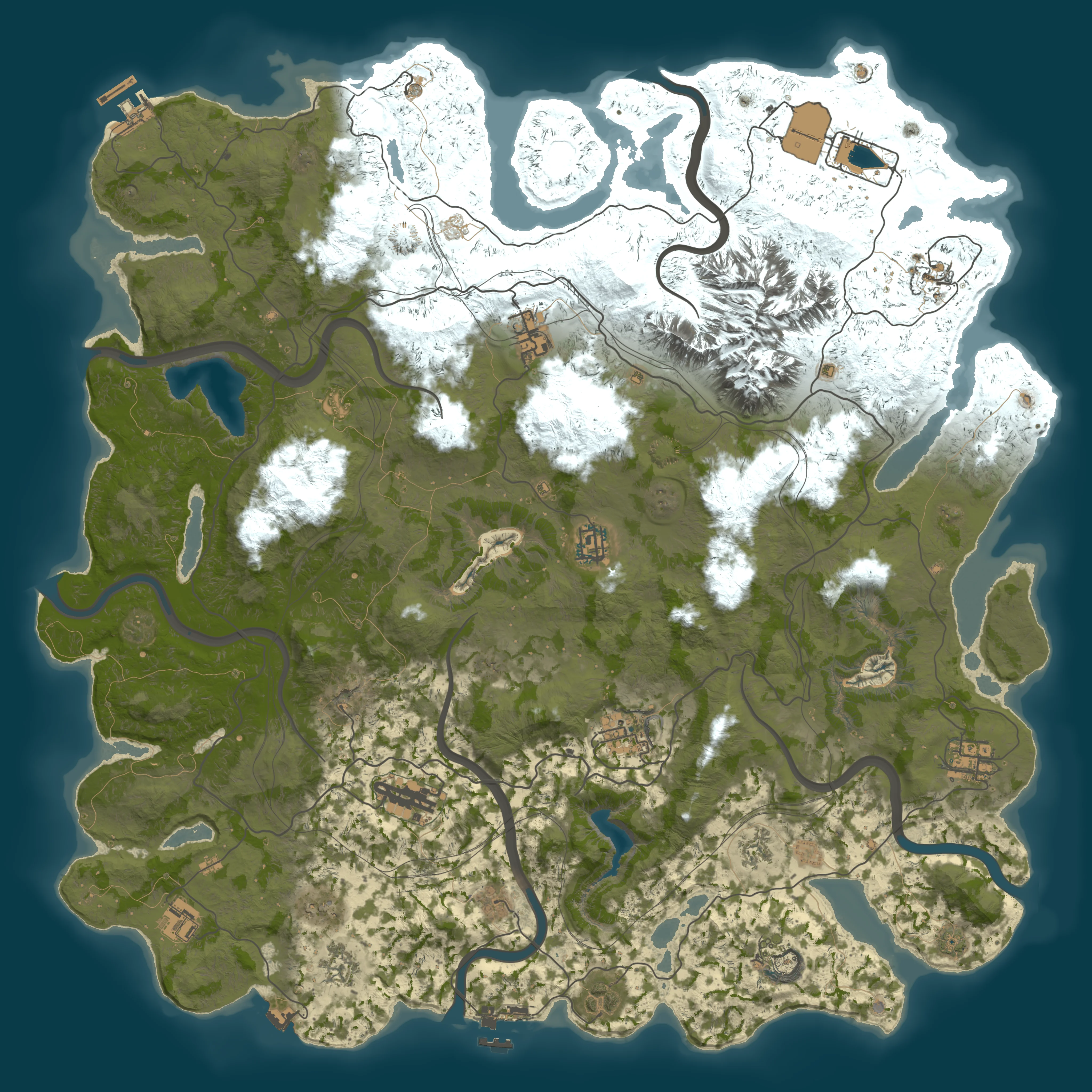 Rendered map for seed 1337