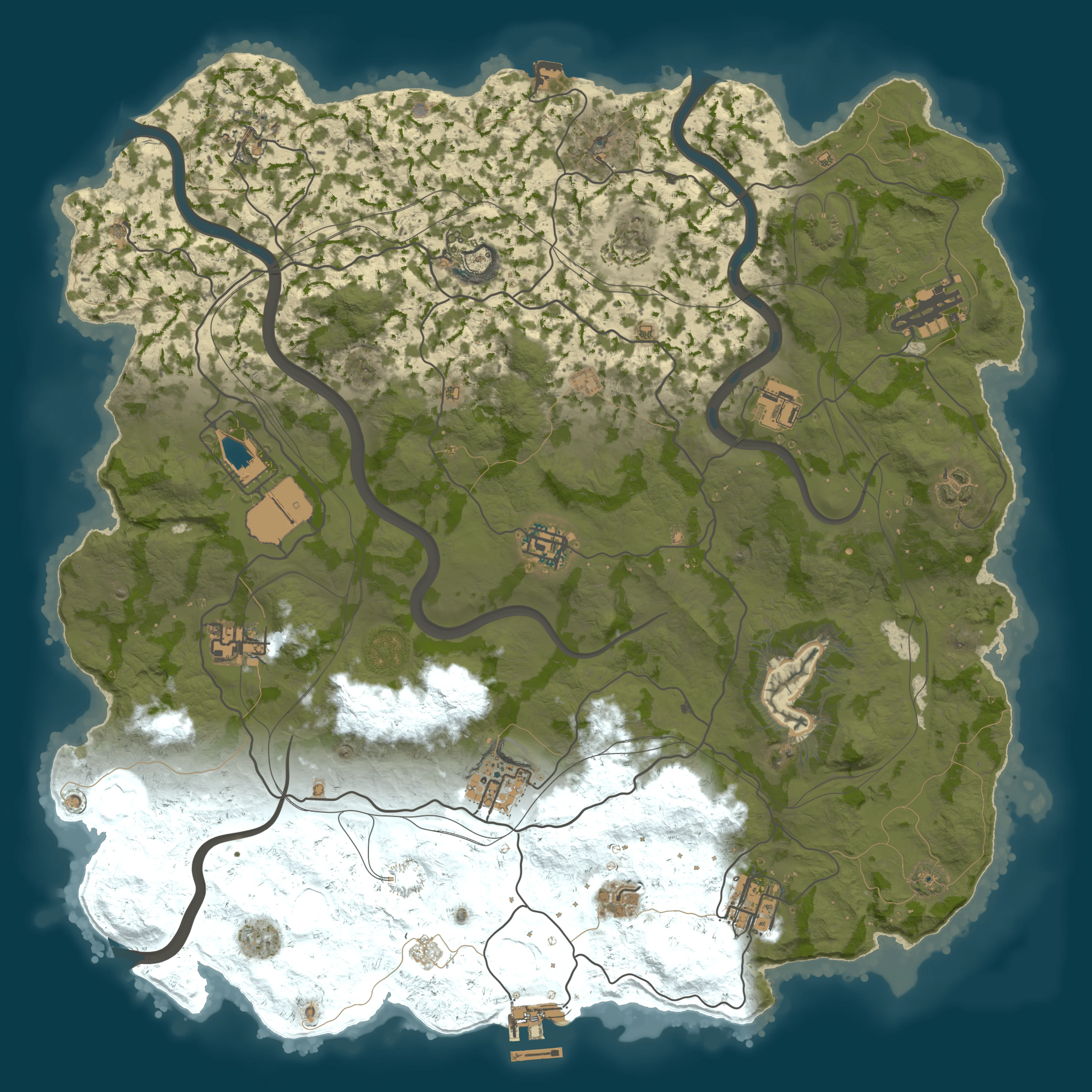 Rendered map for seed 0
