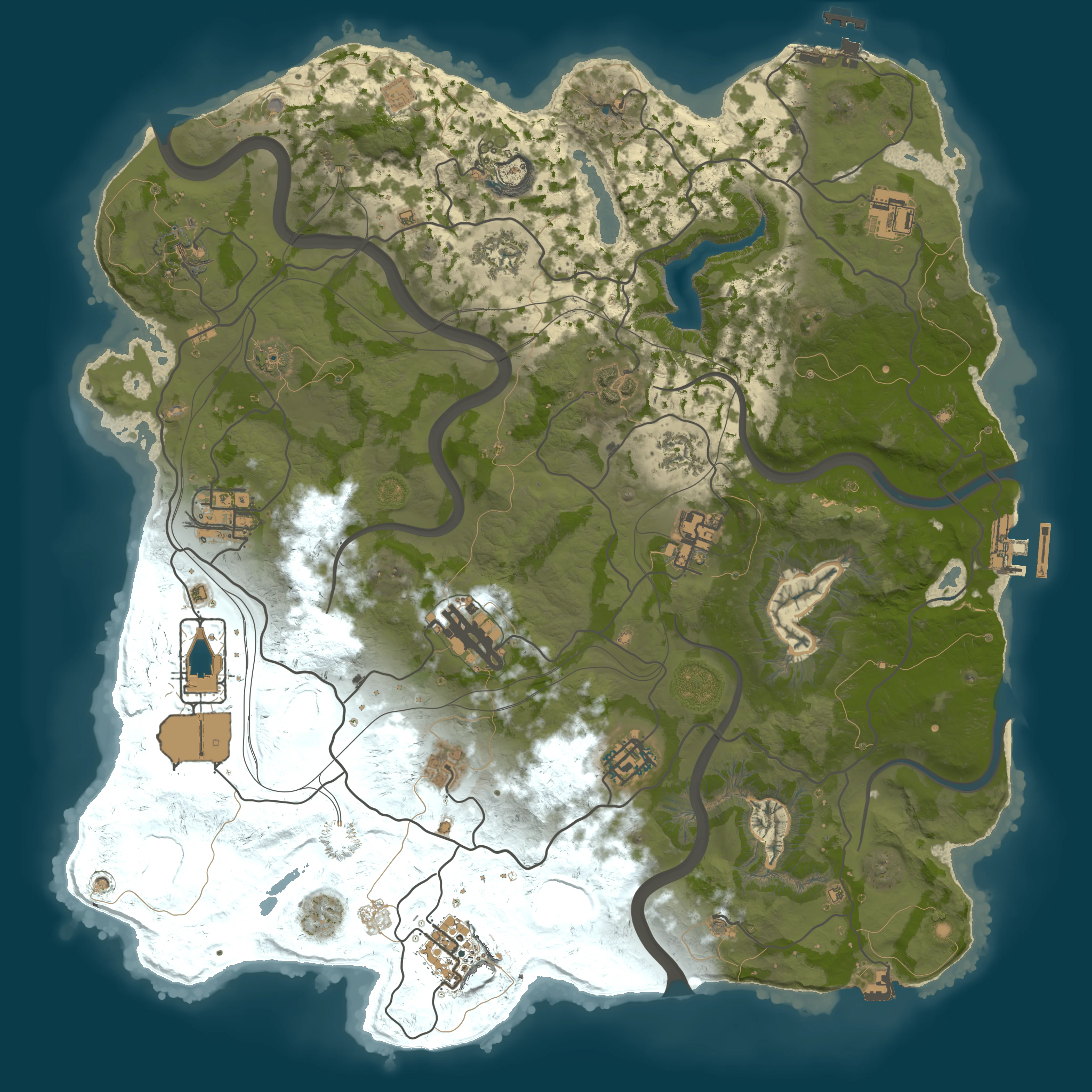 Rendered map for seed 2078613758