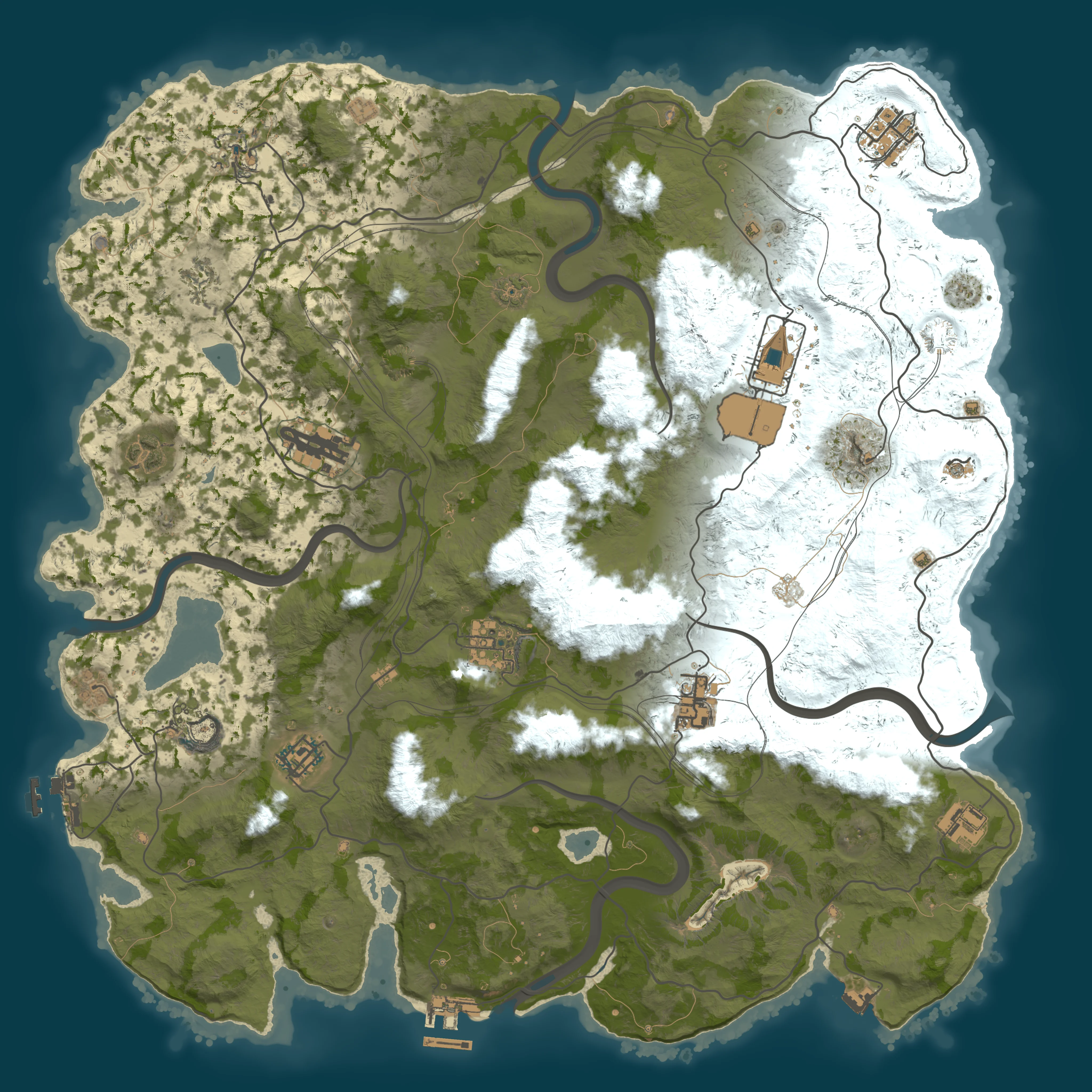 Rendered map for seed 1337