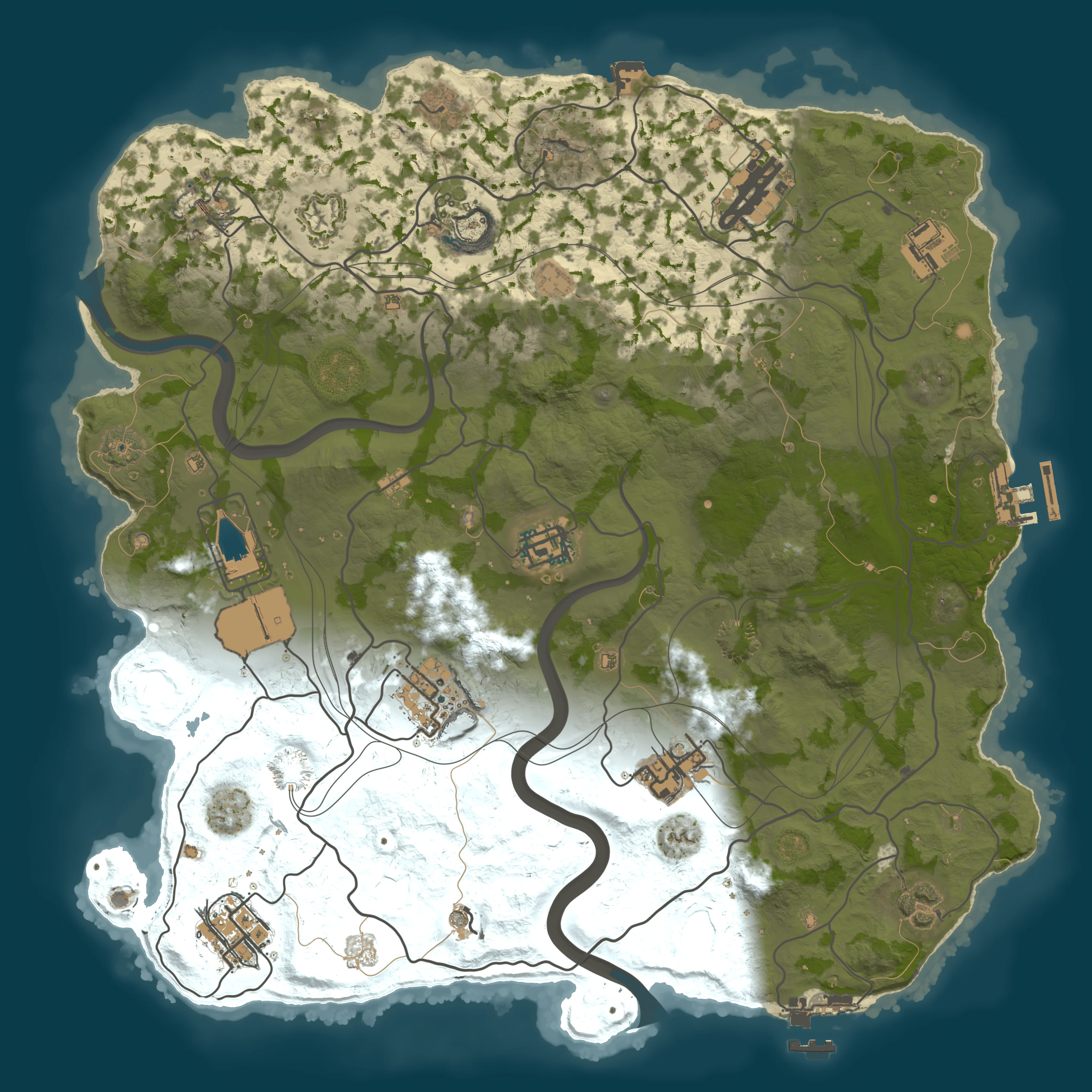 Rendered map for seed 0