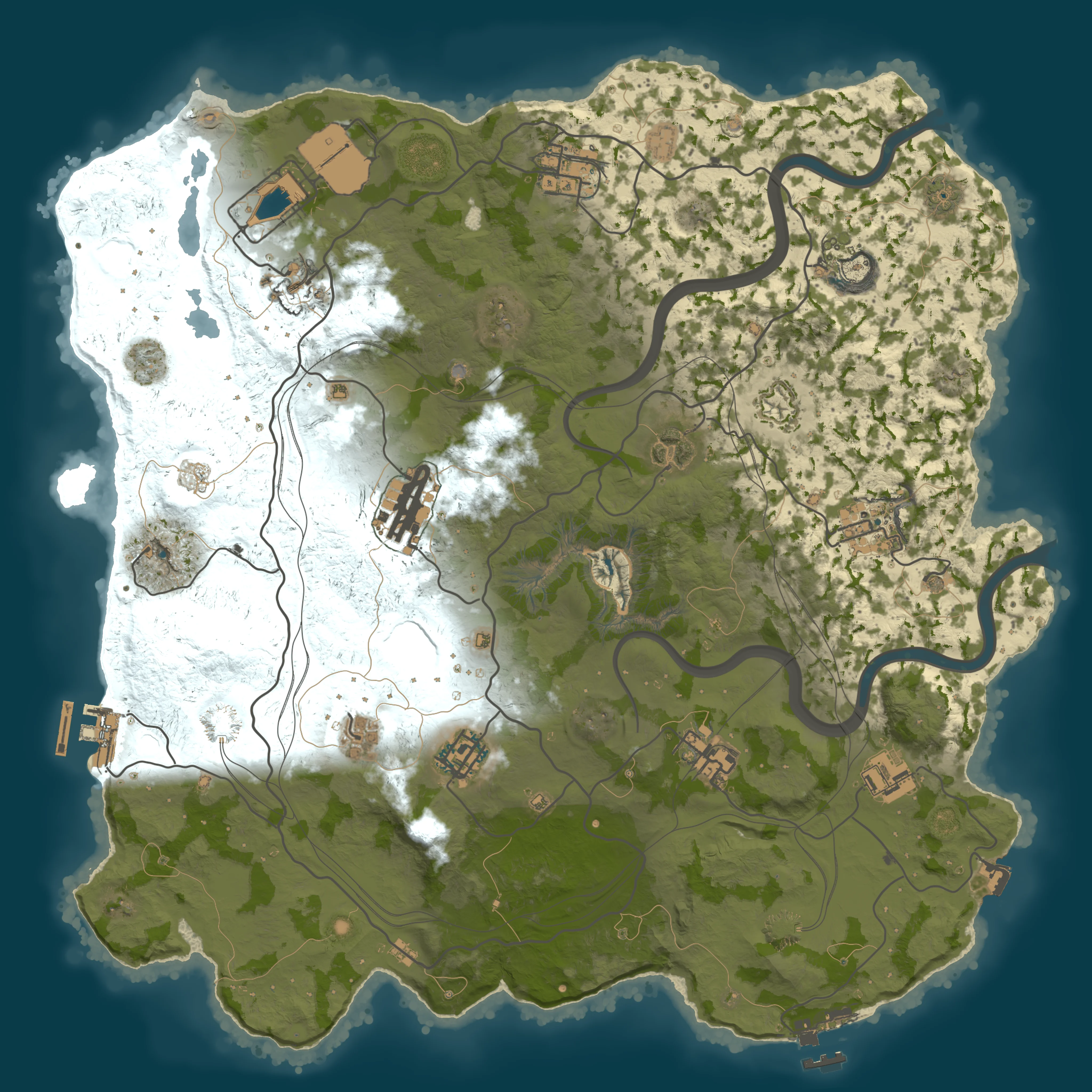 Rendered map for seed 1337