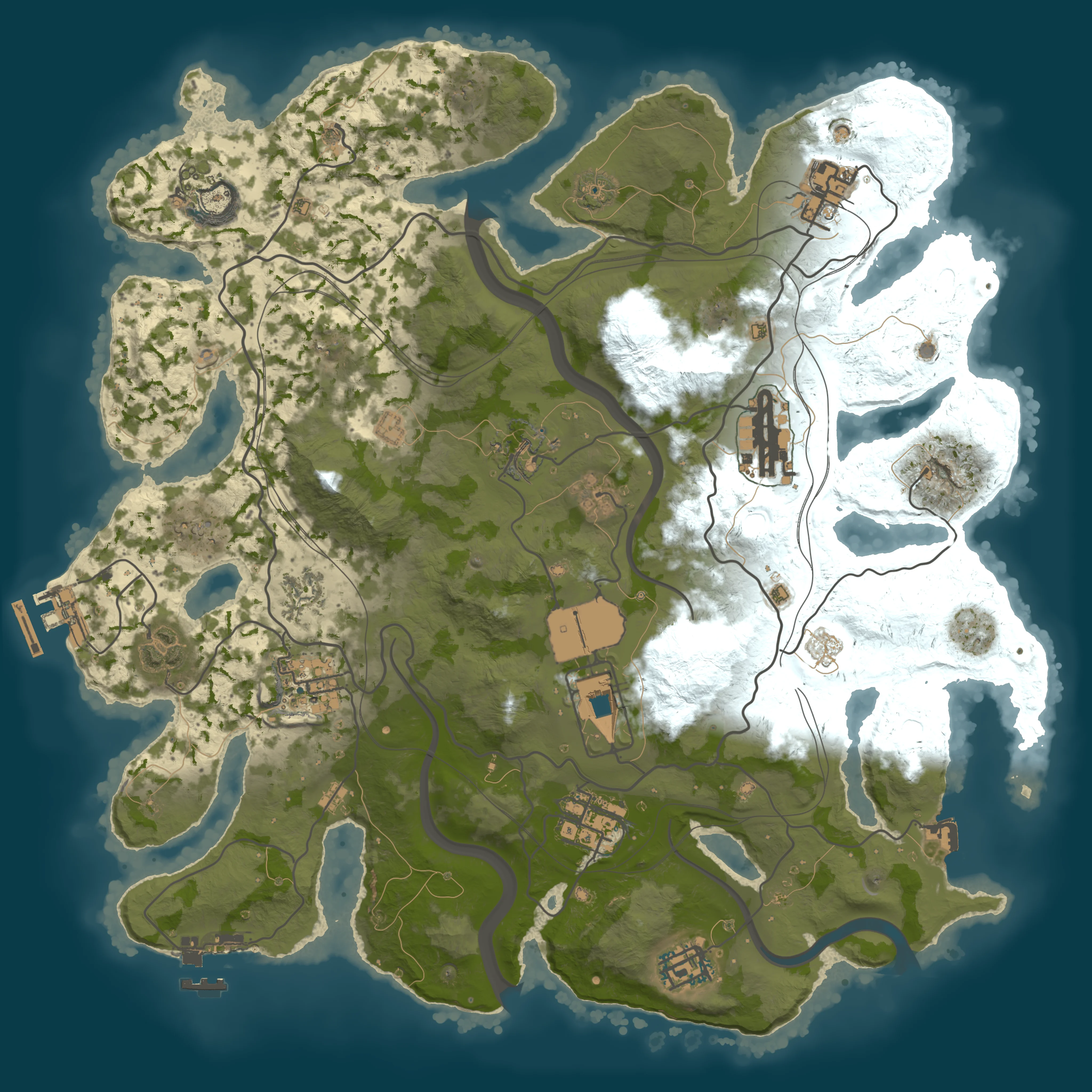Rendered map for seed 1337