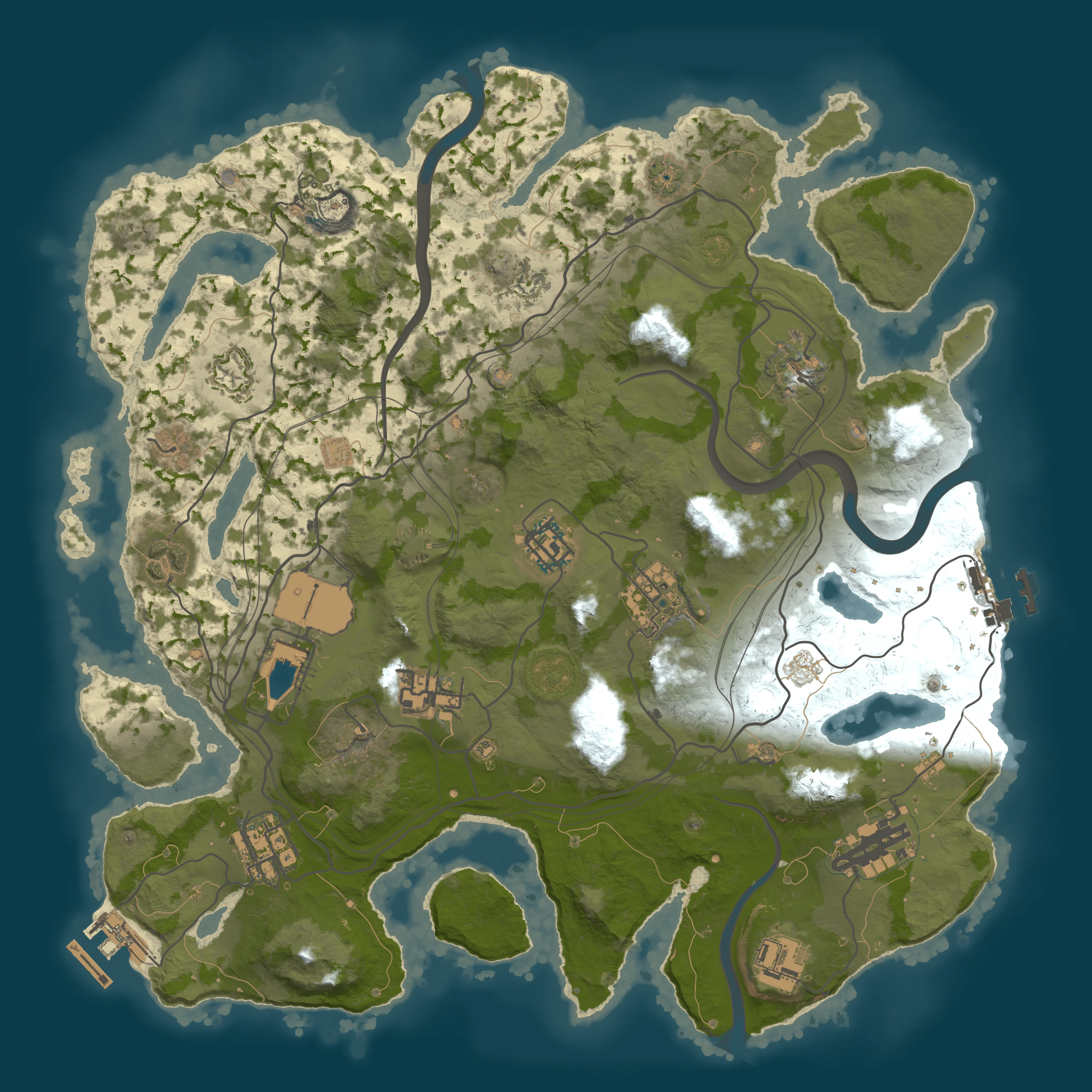 Rendered map for seed 0