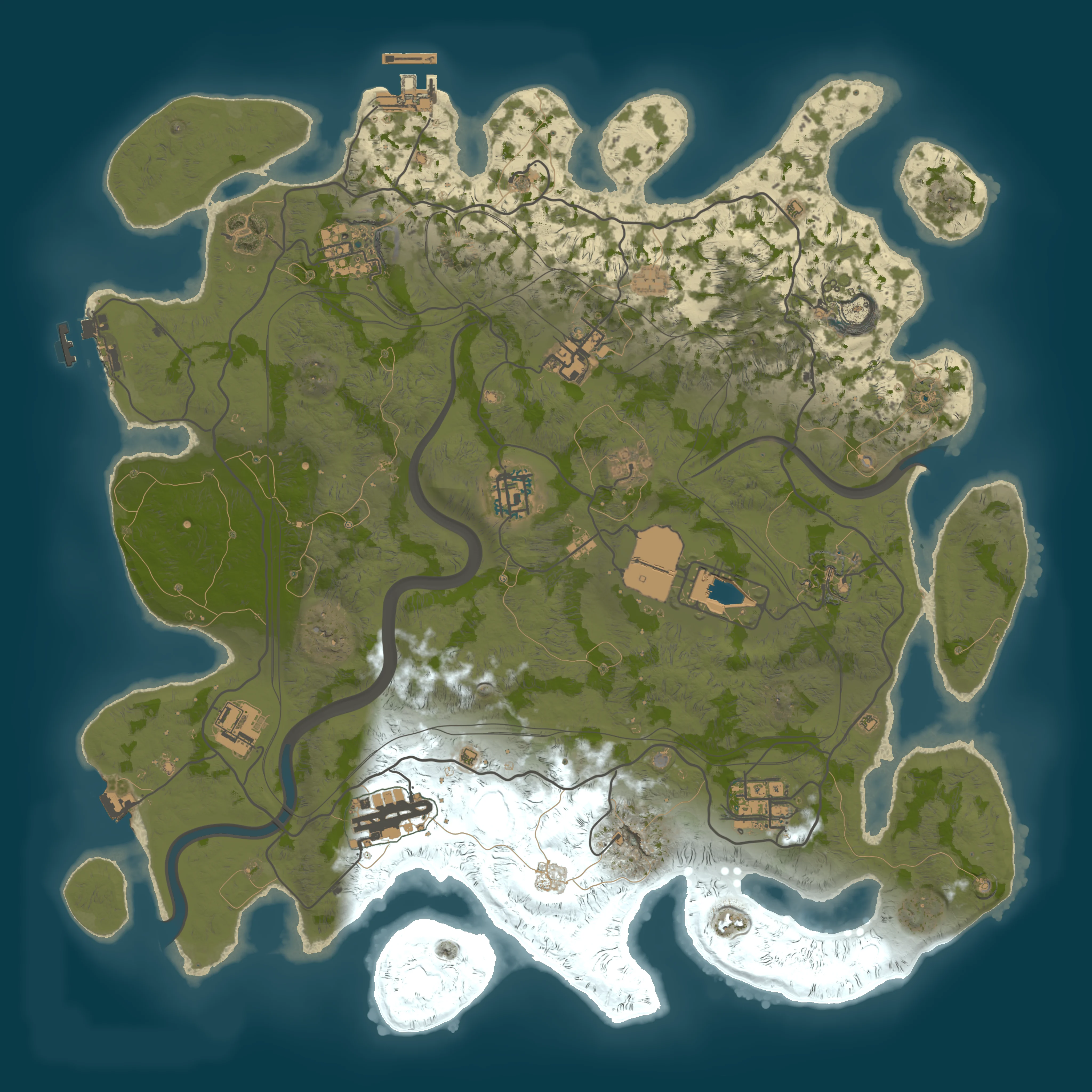 Rendered map for seed 0