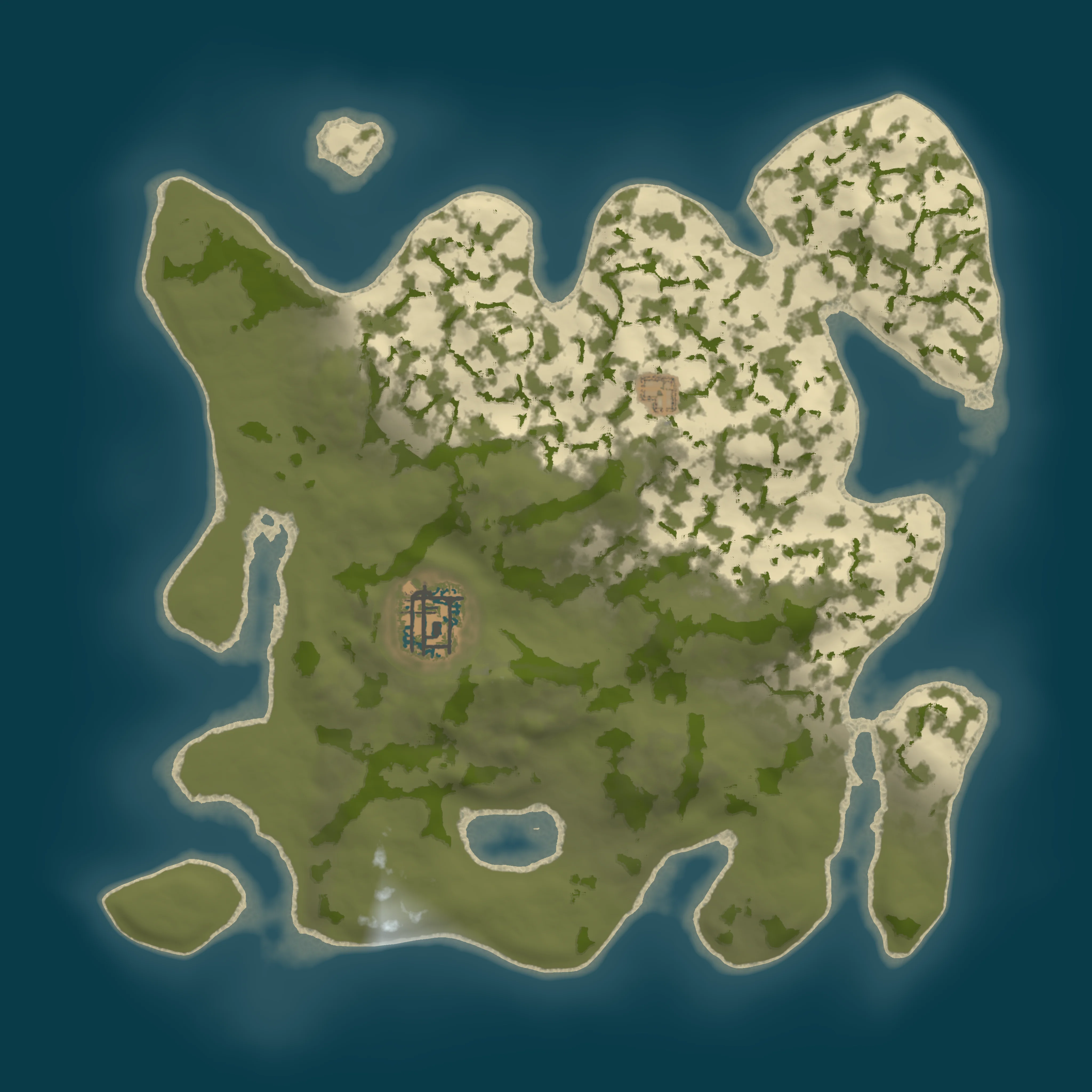 Rendered map for seed 1337