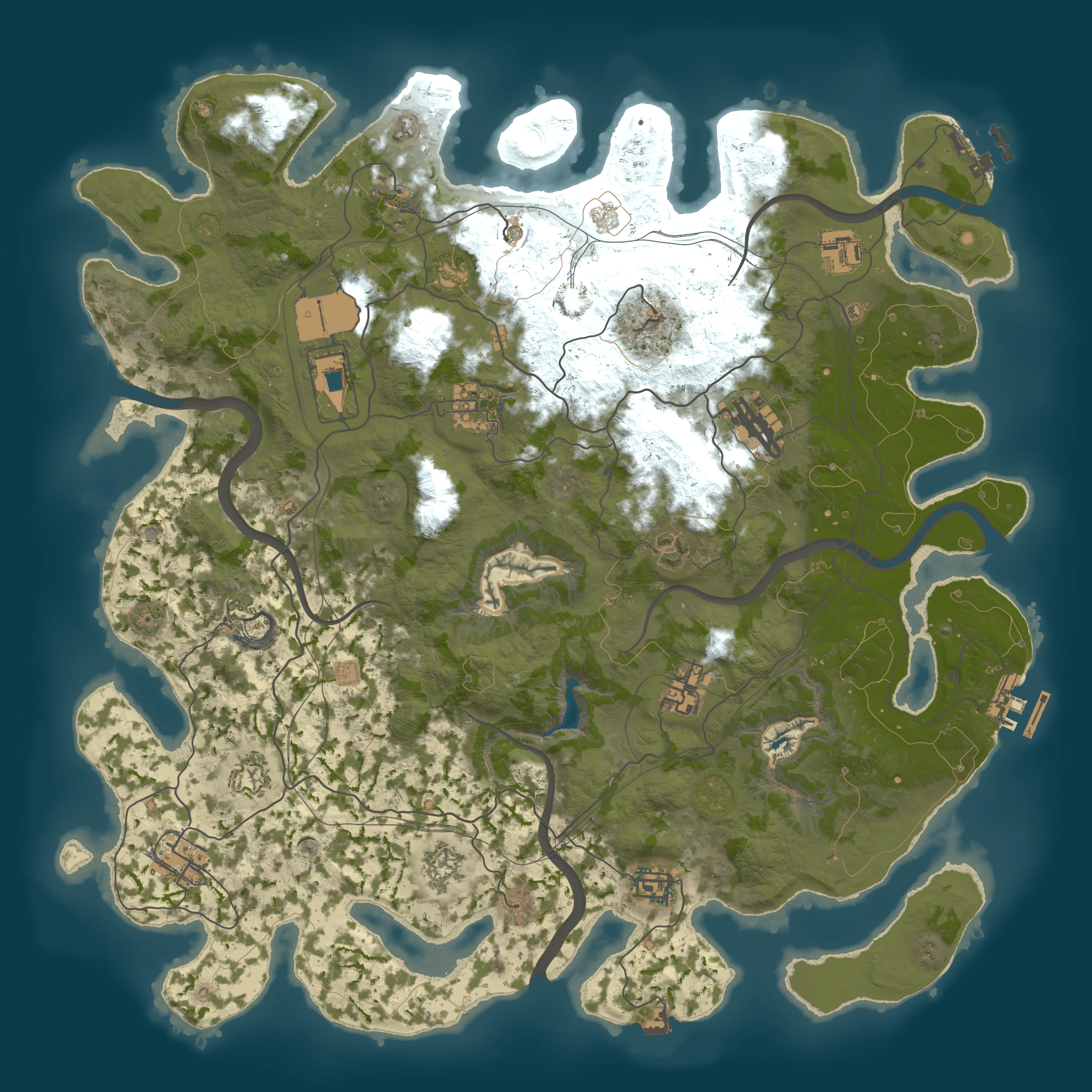 Rendered map for seed 255276