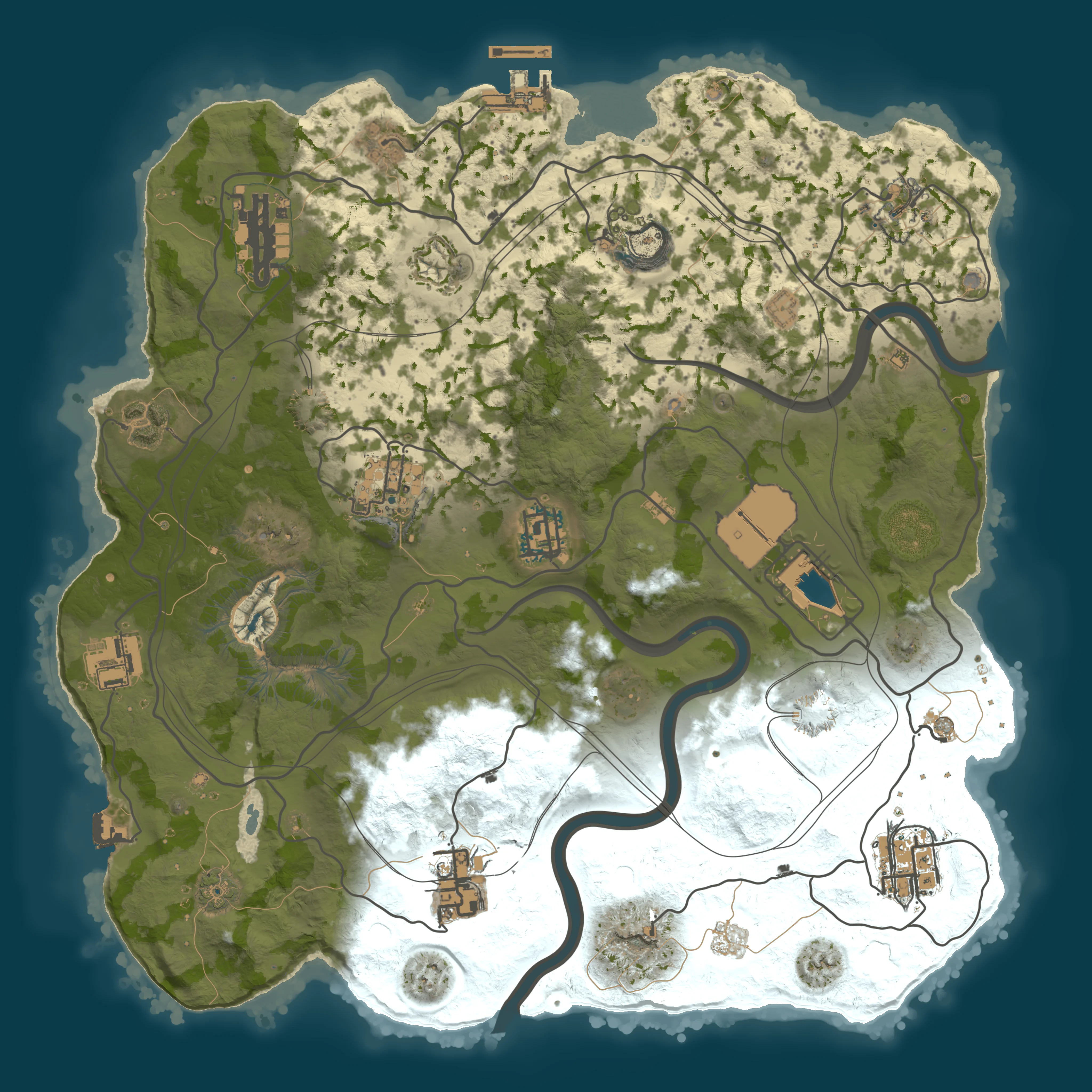 Rendered map for seed 1337