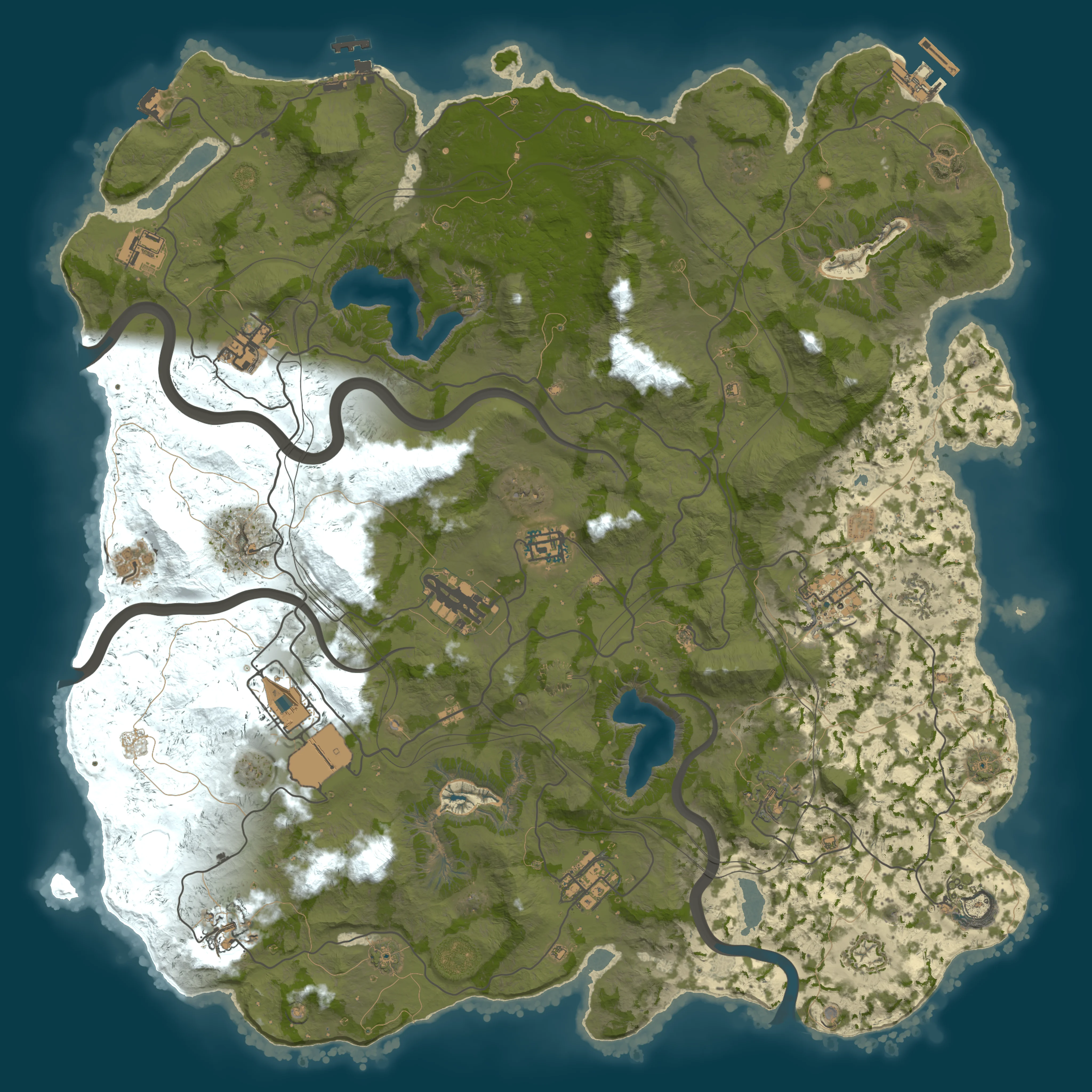 Rendered map for seed 1337