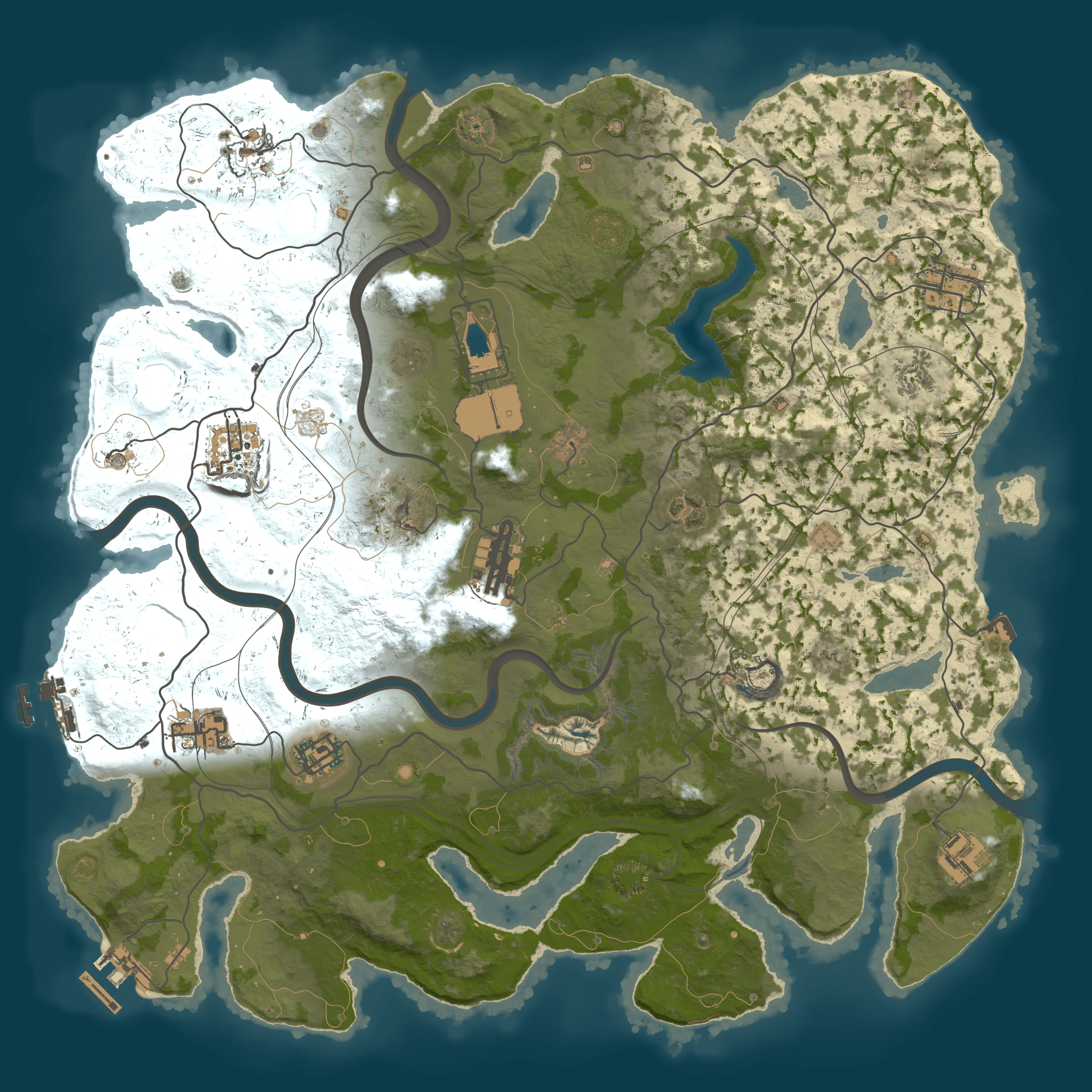 Rendered map for seed 1337