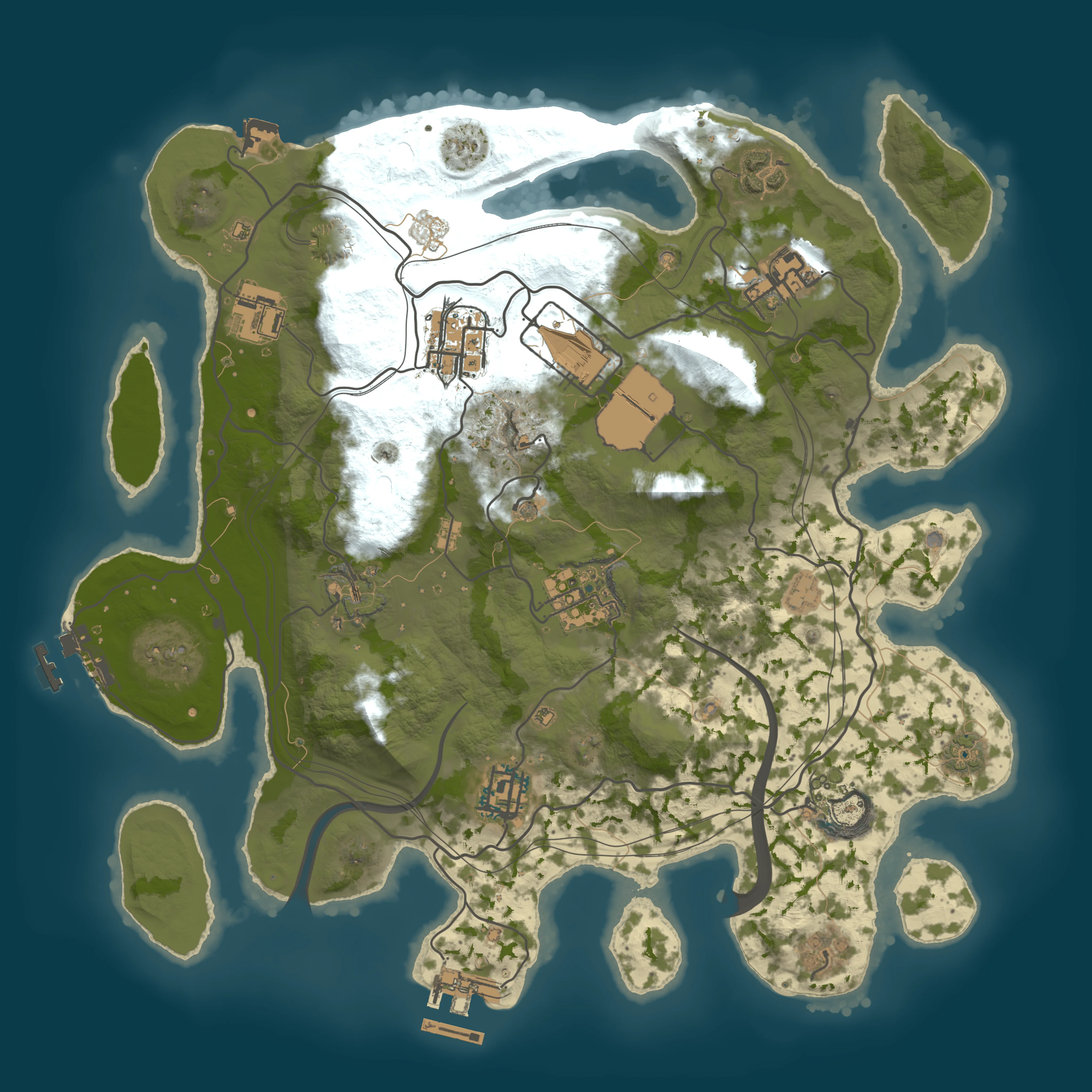 Rendered map for seed 1337