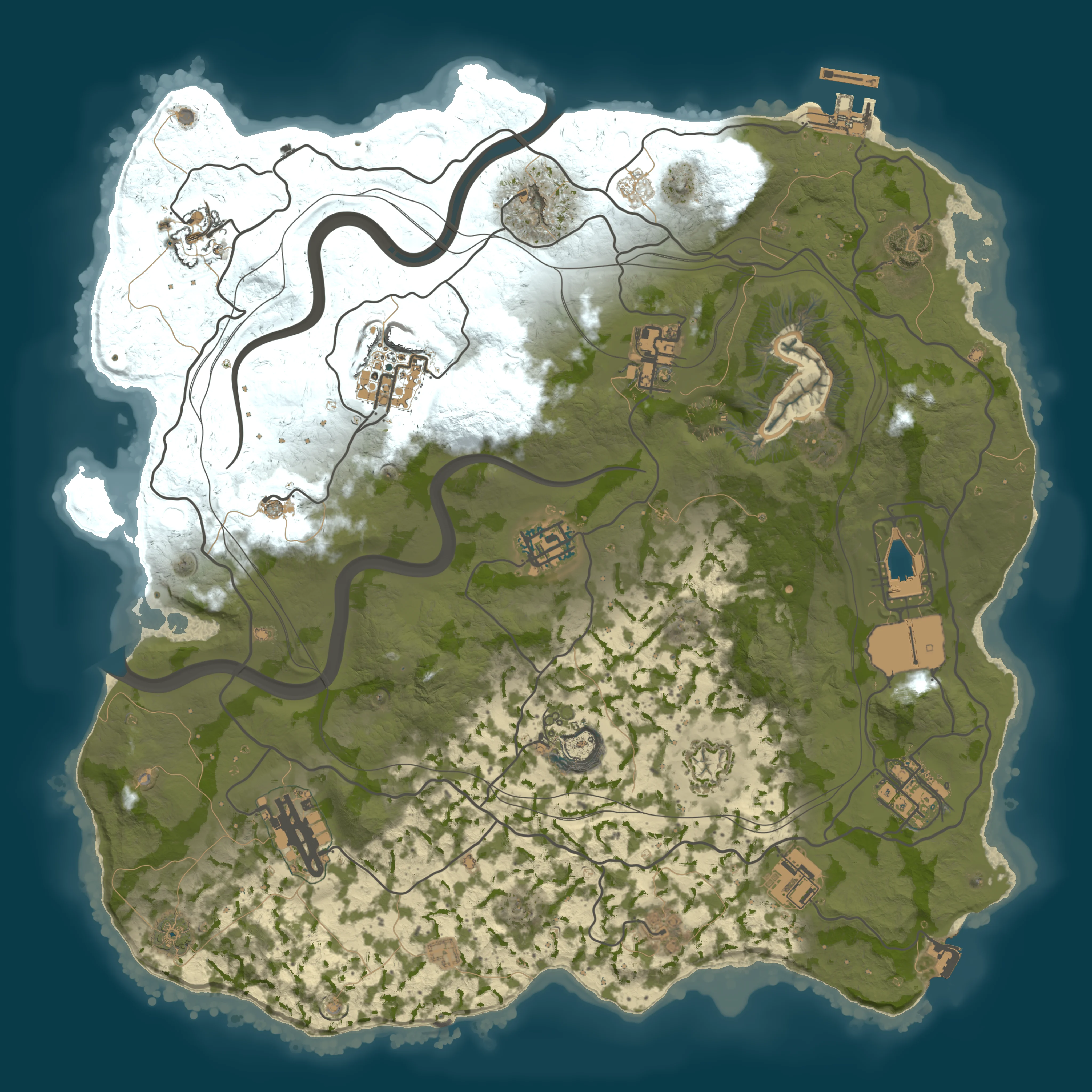 Rendered map for seed 0