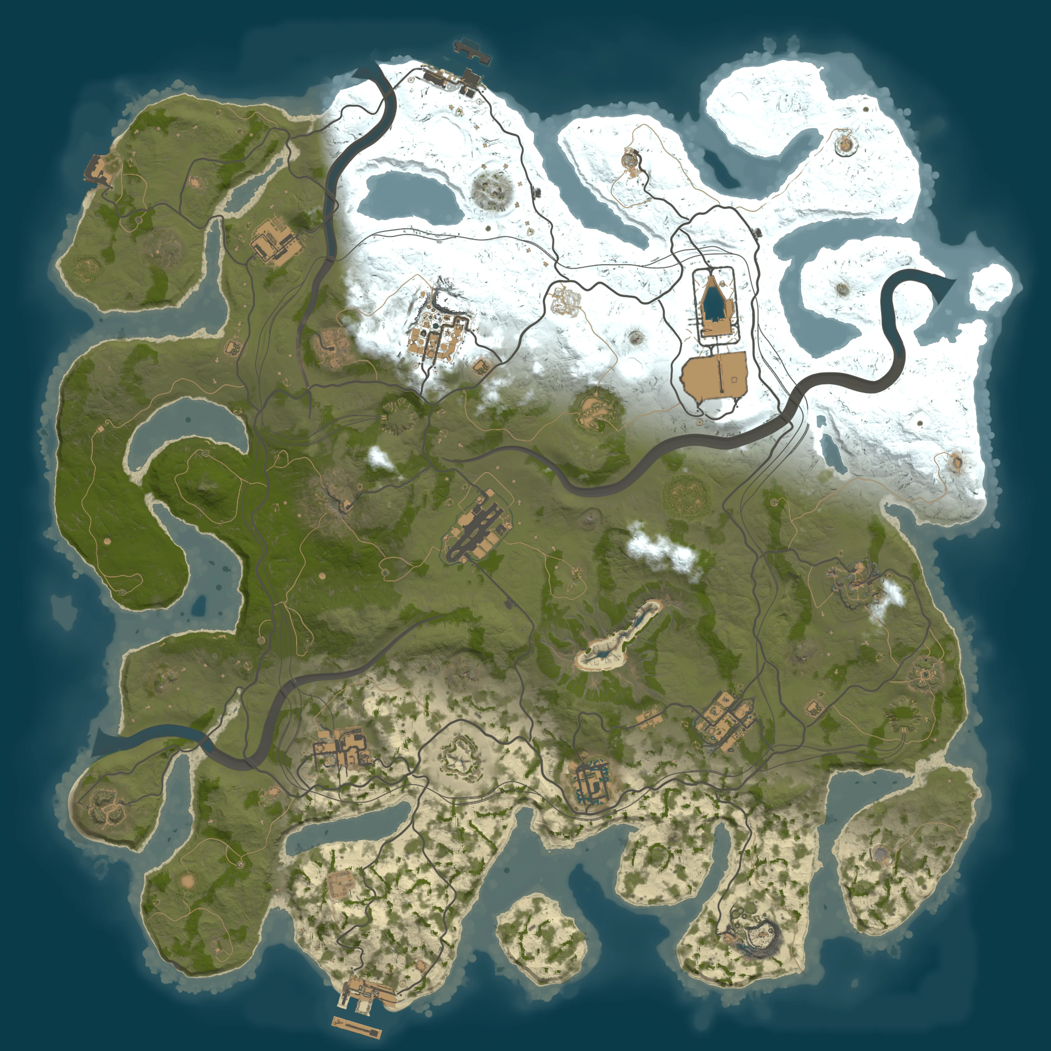 Rendered map for seed 1