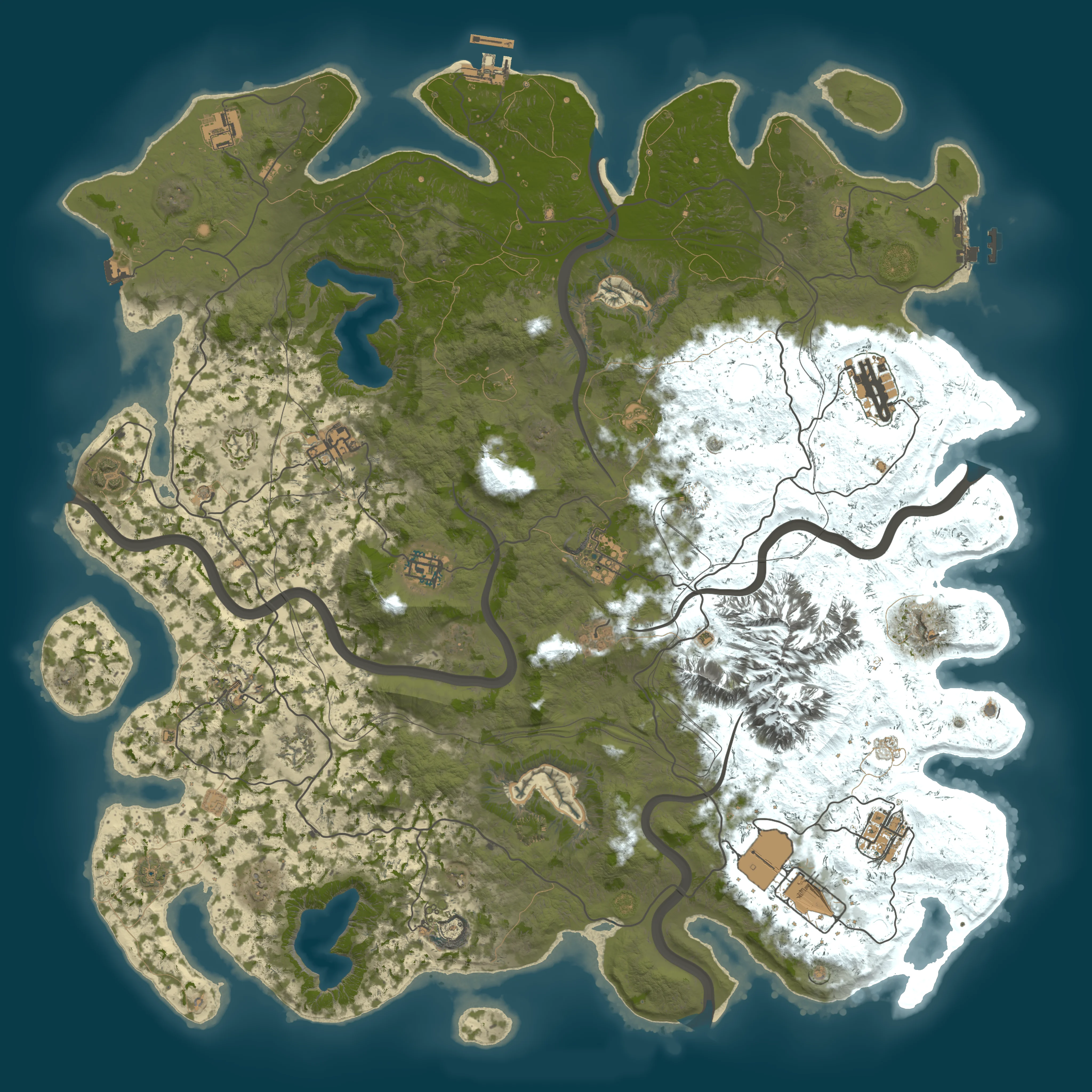 Rendered map for seed 317393