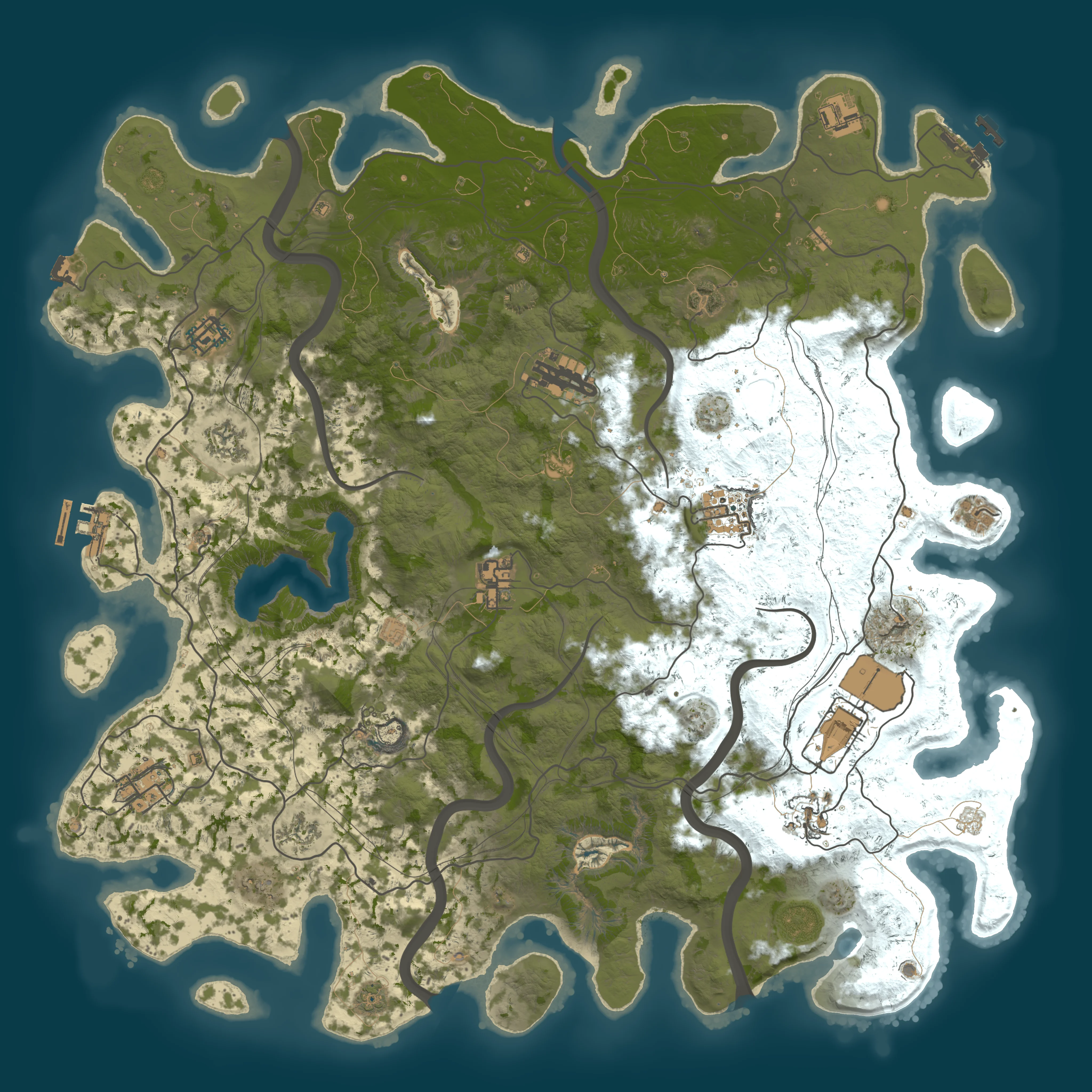 Rendered map for seed 667693