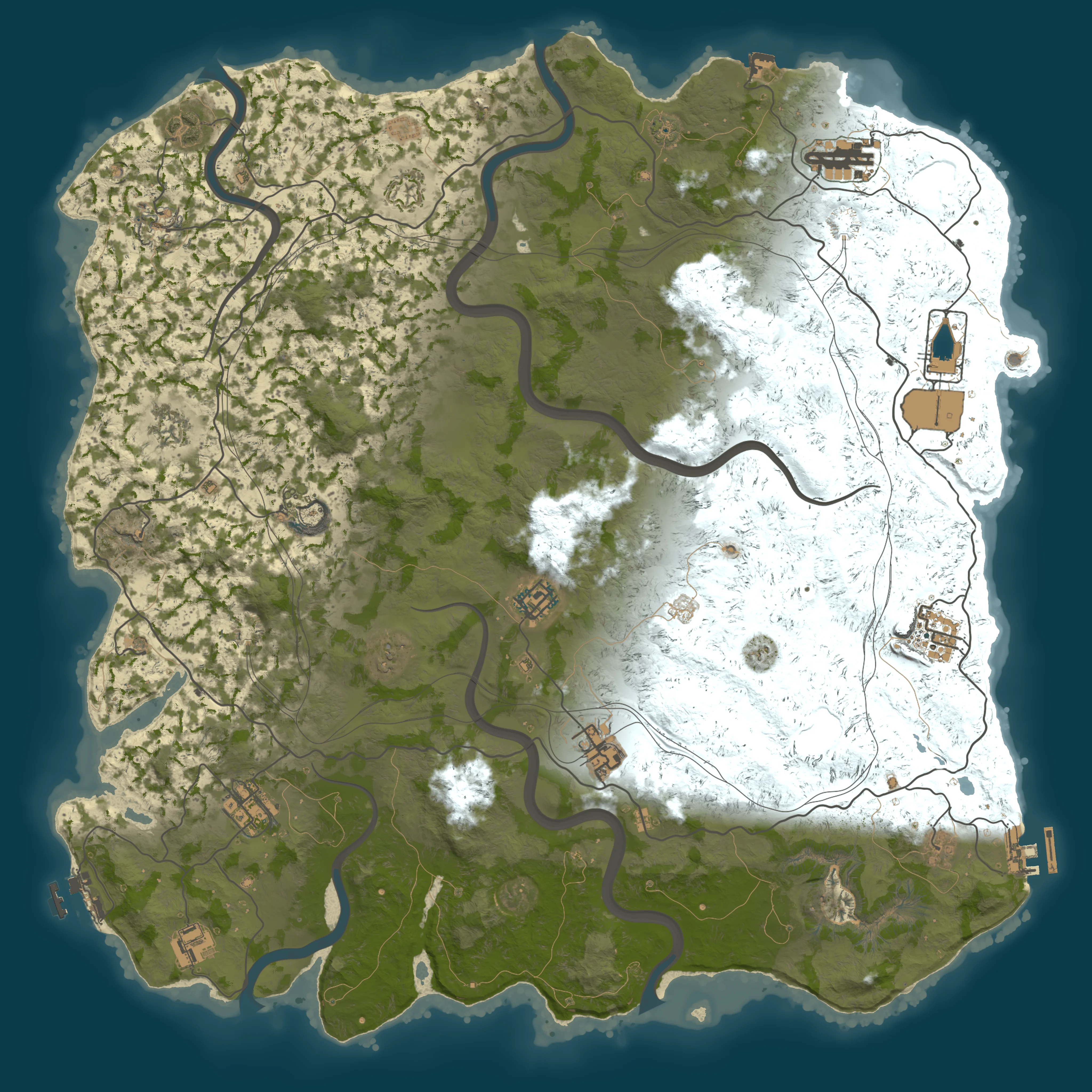 Rendered map for seed 1337