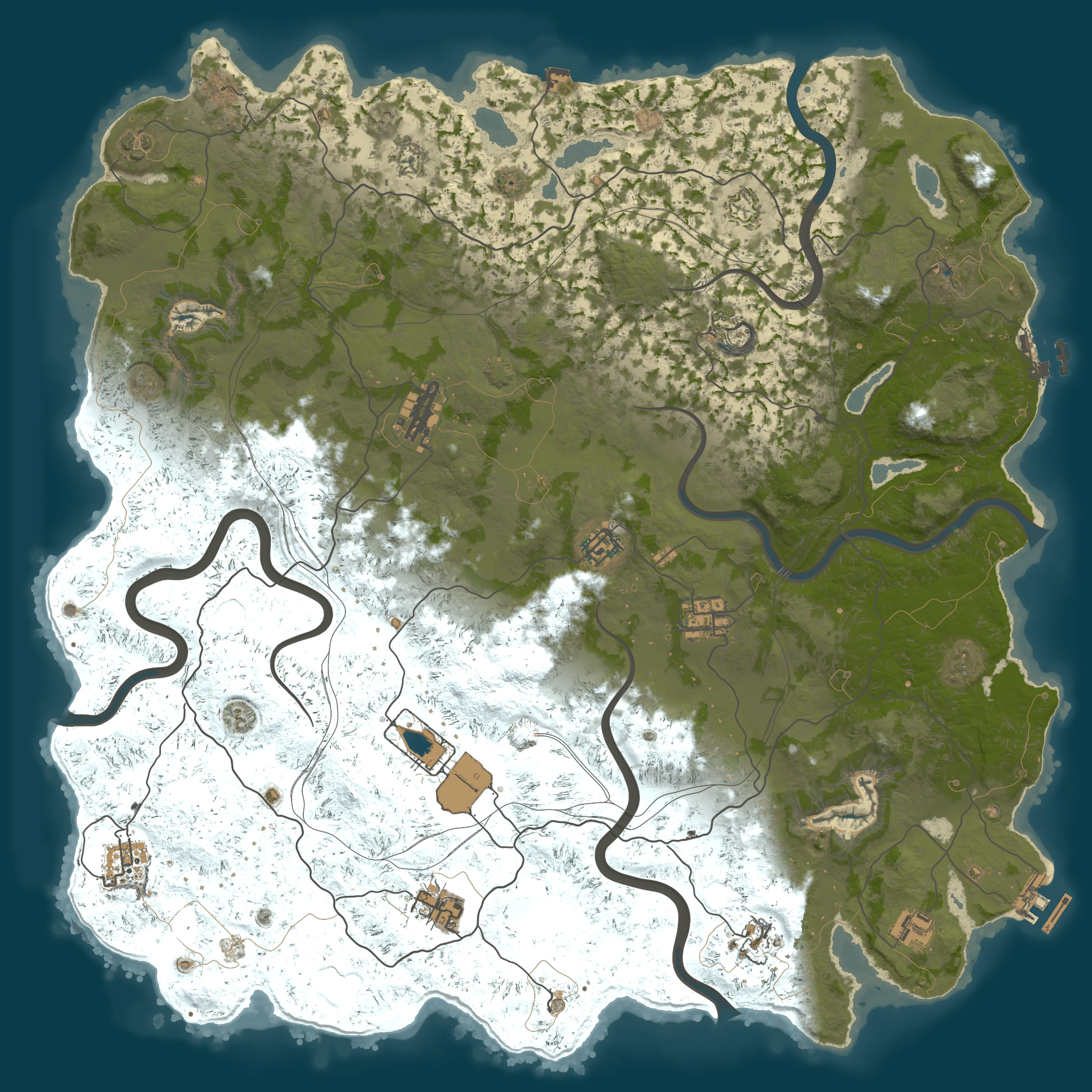 Rendered map for seed 1337