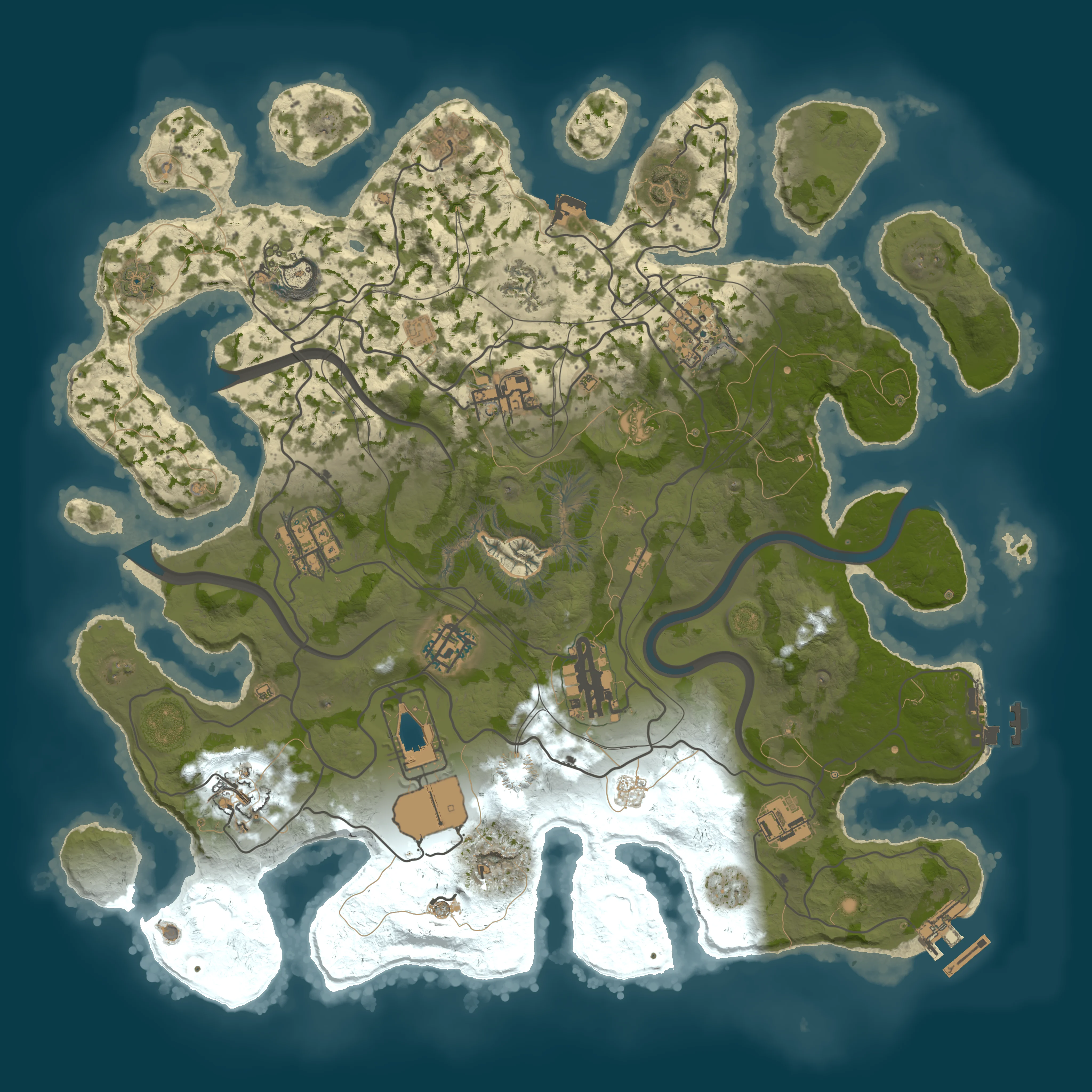Rendered map for seed 1337