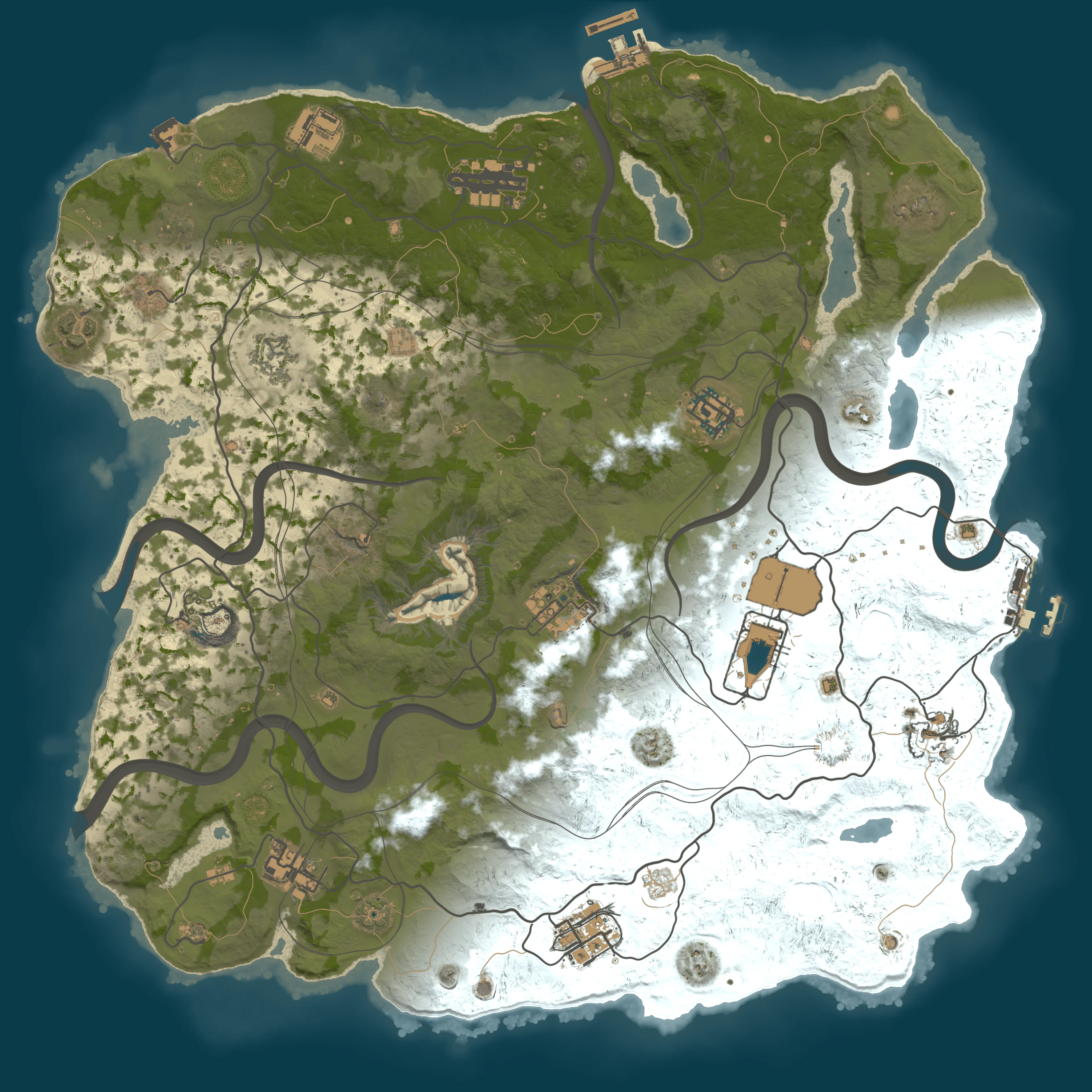 Rendered map for seed 1337