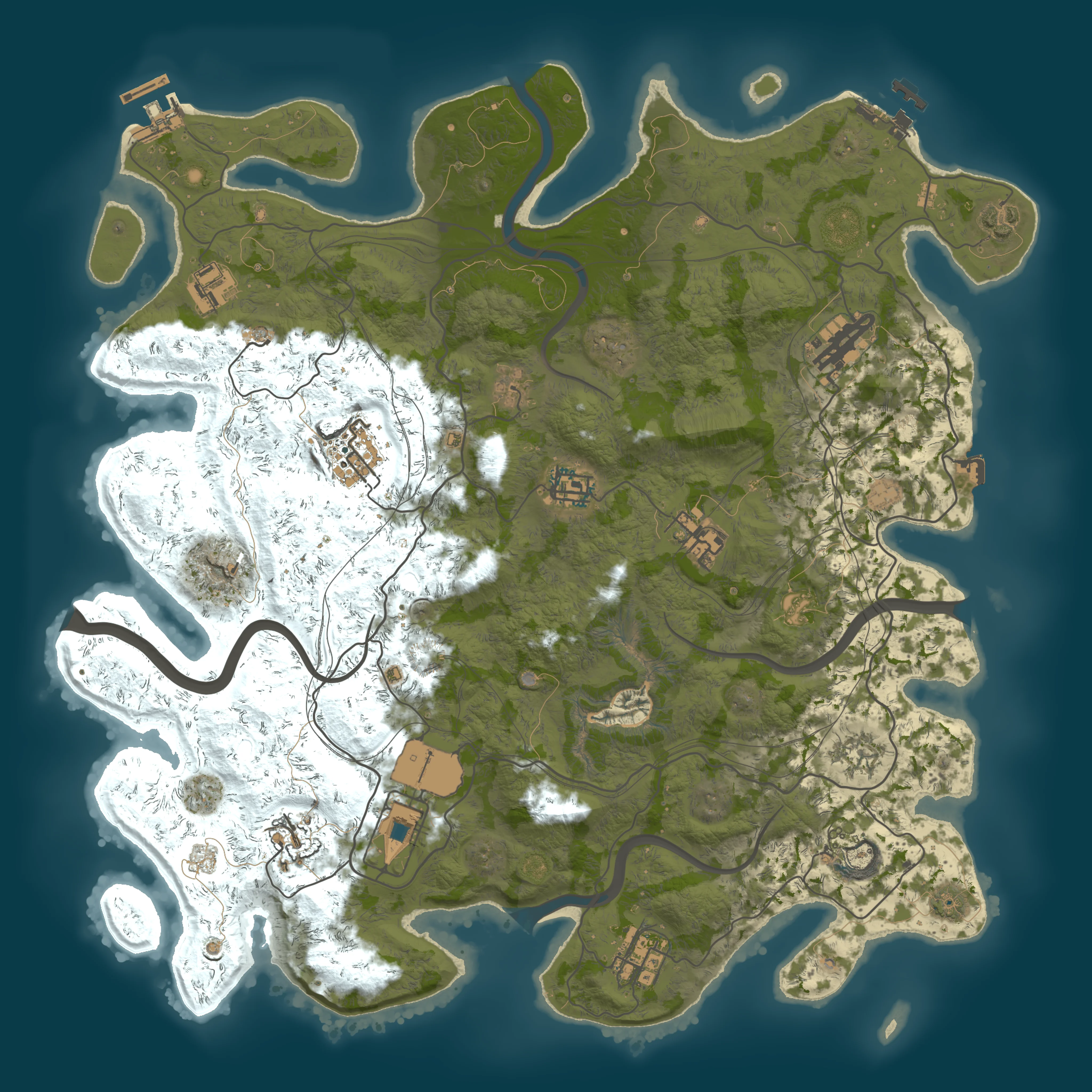 Rendered map for seed 411336455