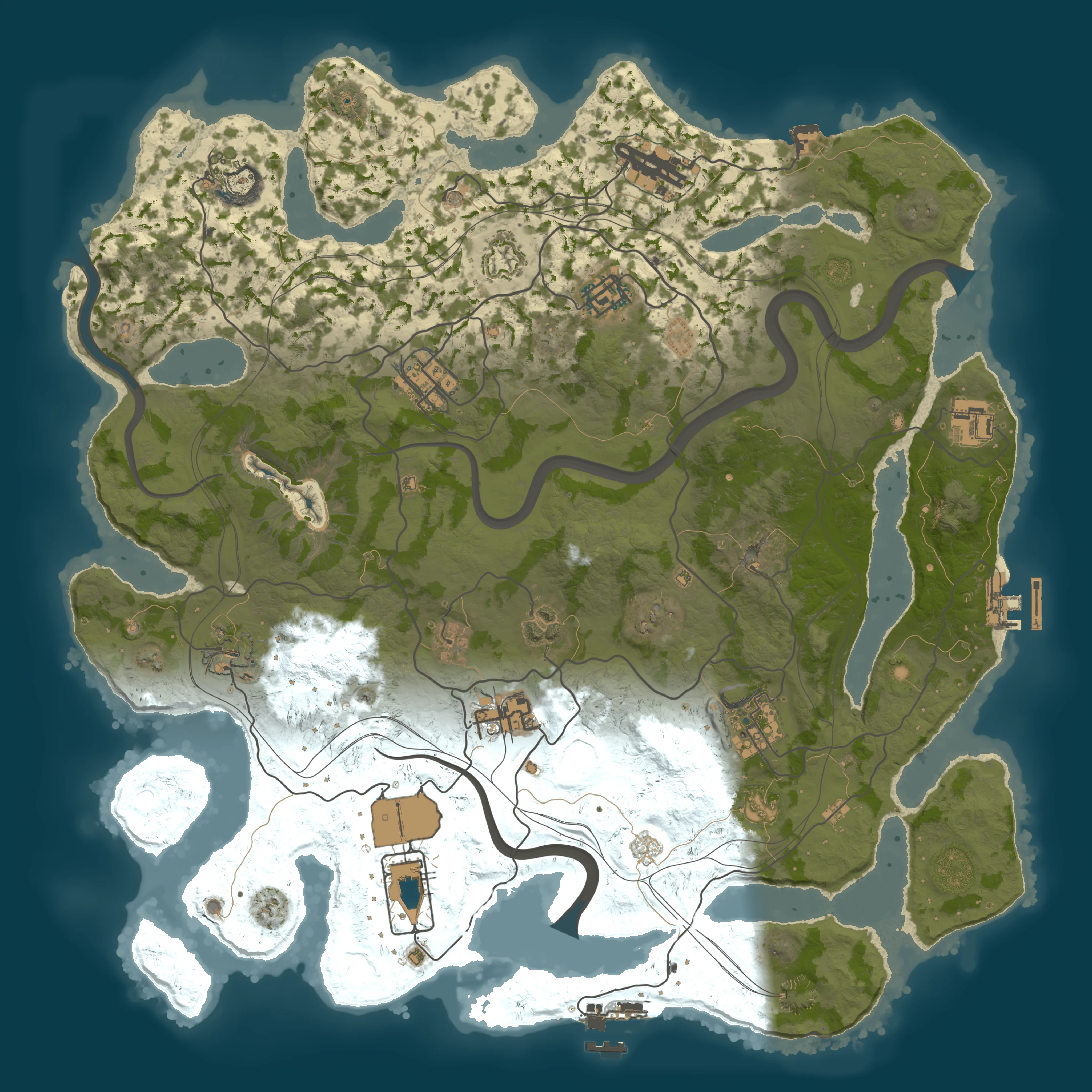 Rendered map for seed 1