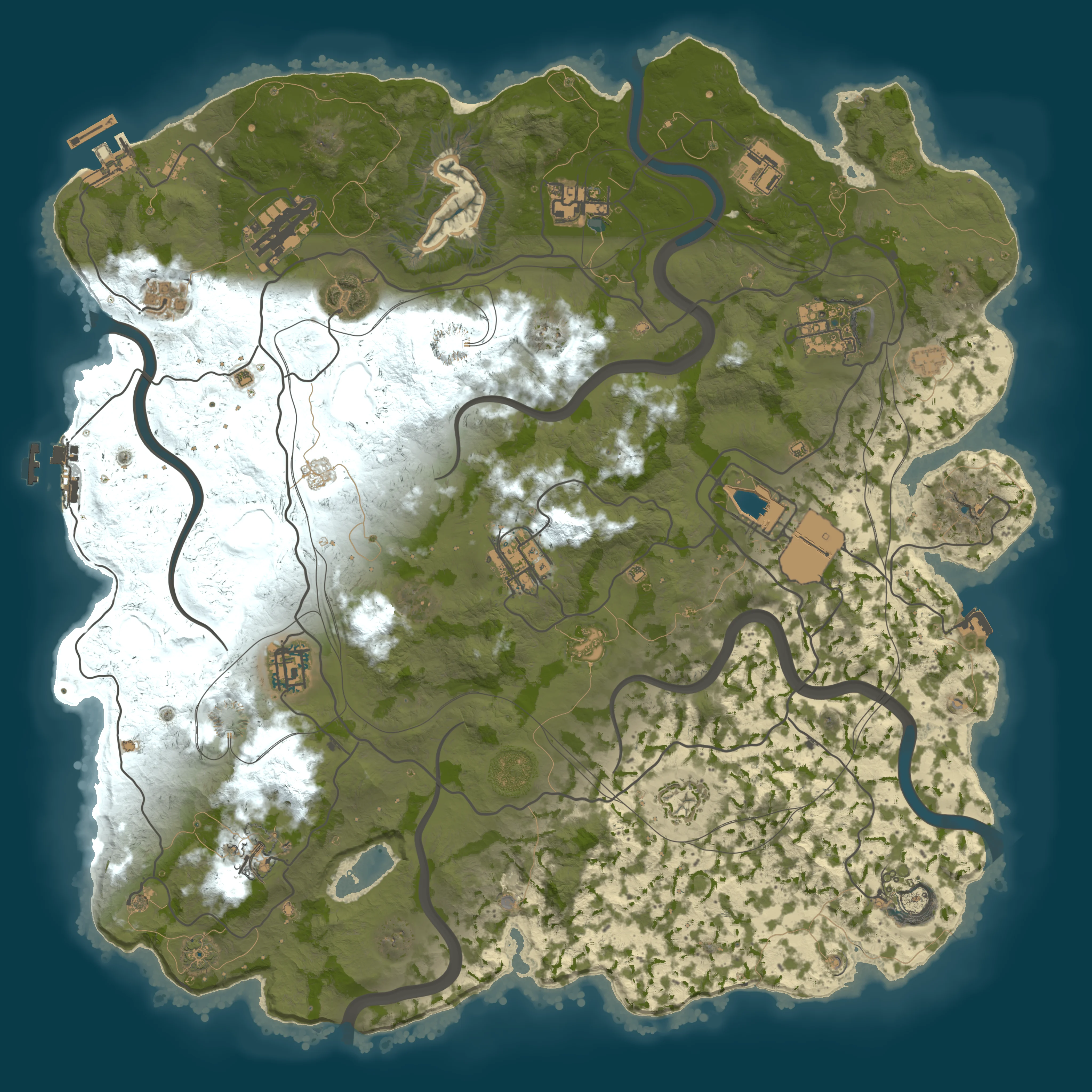 Rendered map for seed 1337