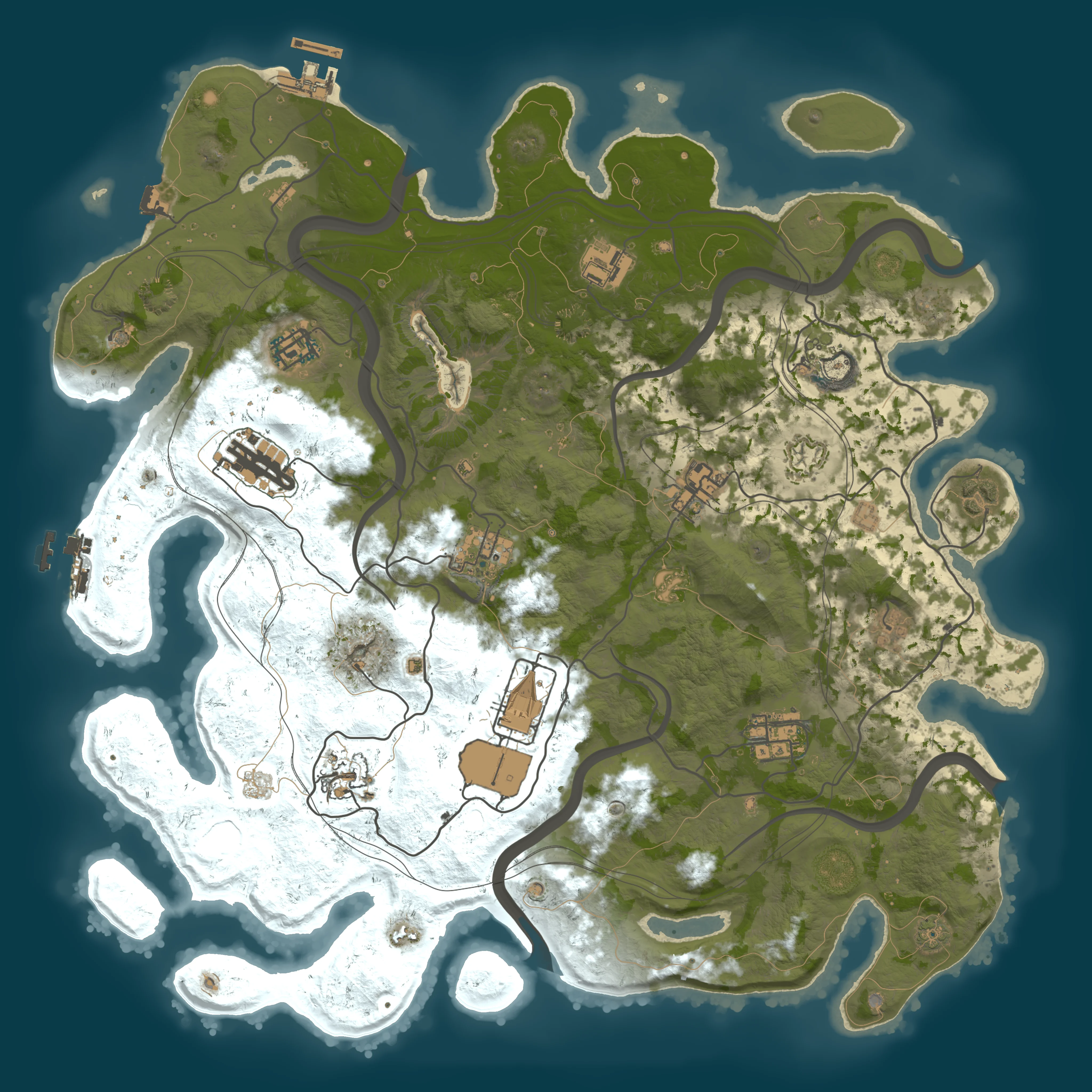 Rendered map for seed 1292059504
