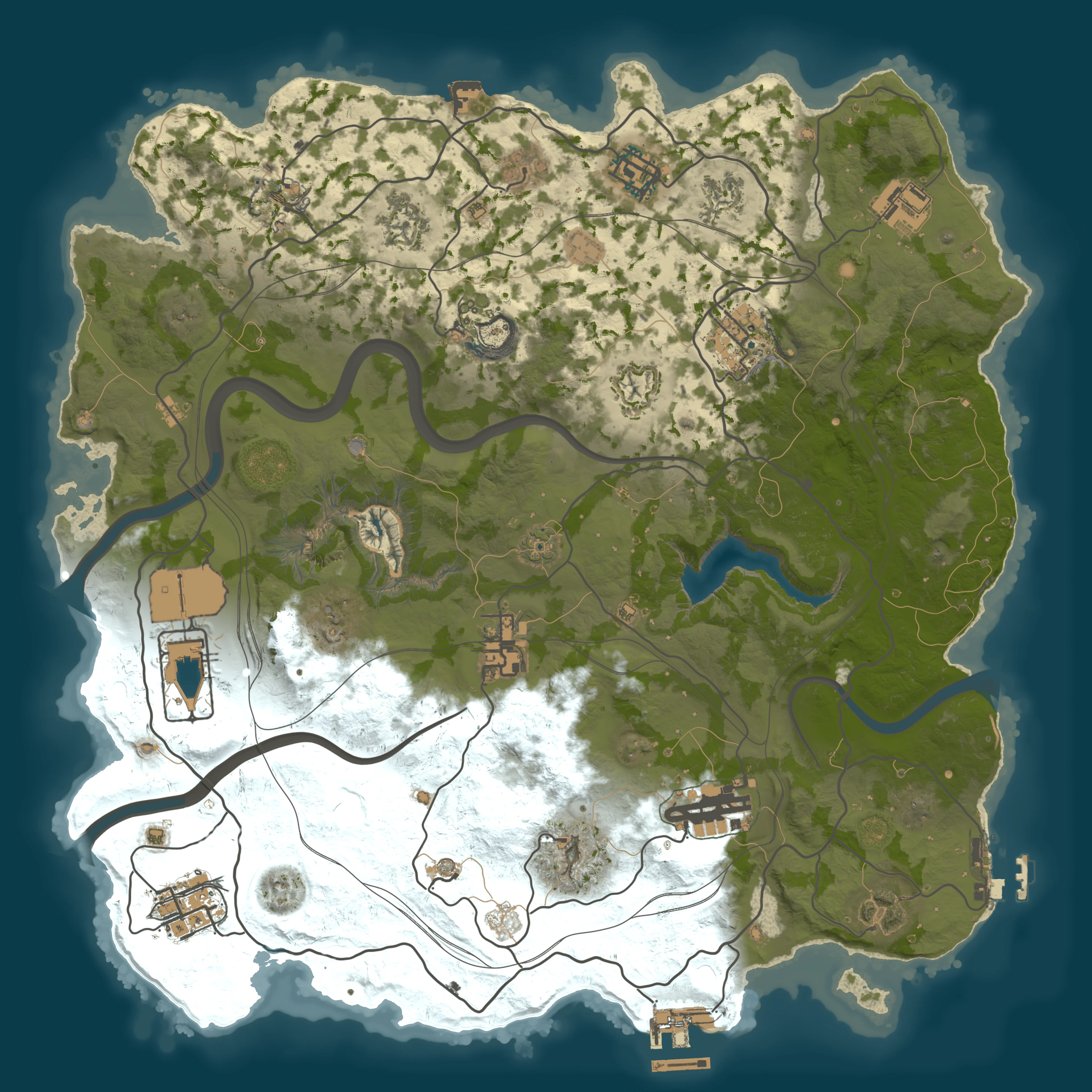 Rendered map for seed 1820822114