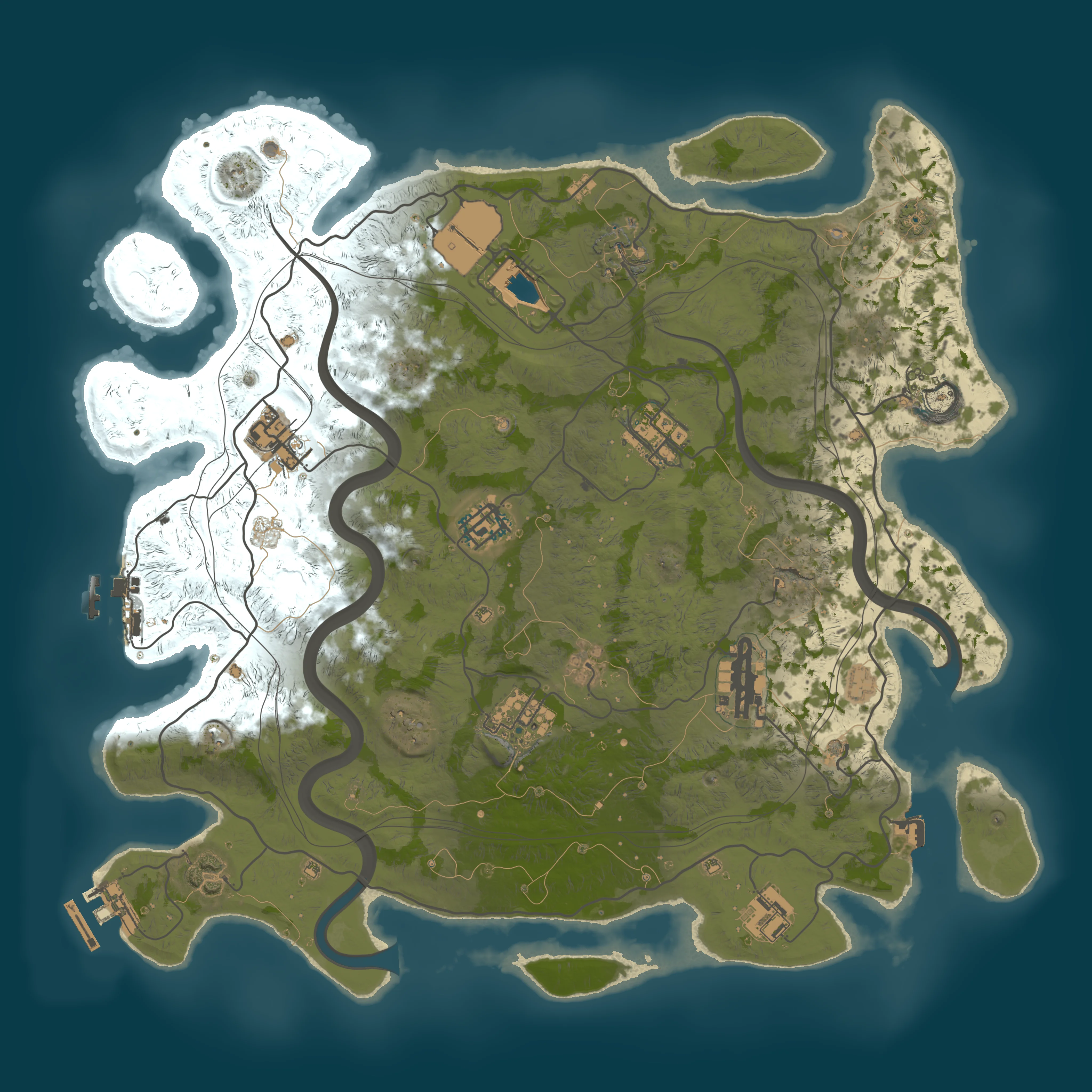 Rendered map for seed 0