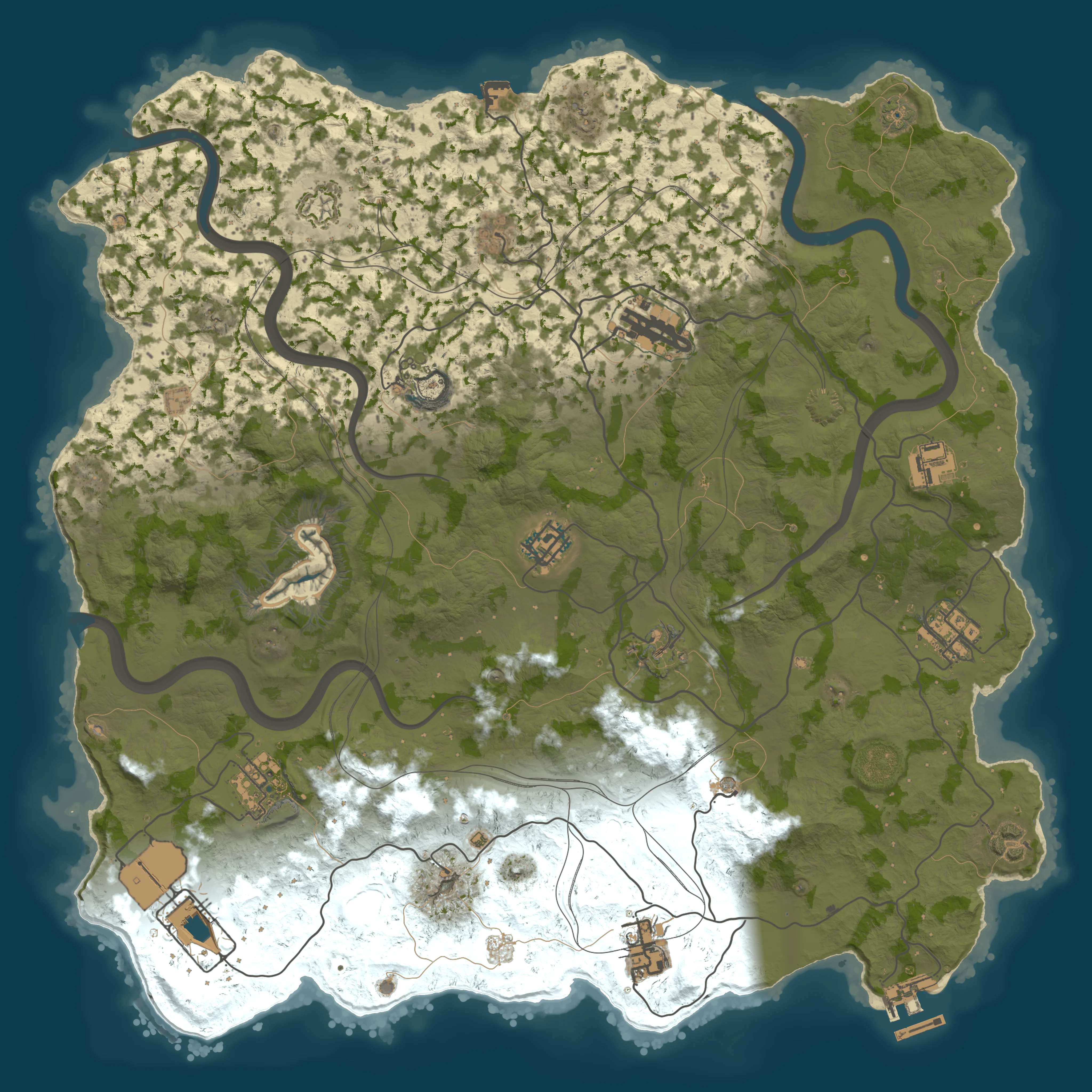 Rendered map for seed 1337