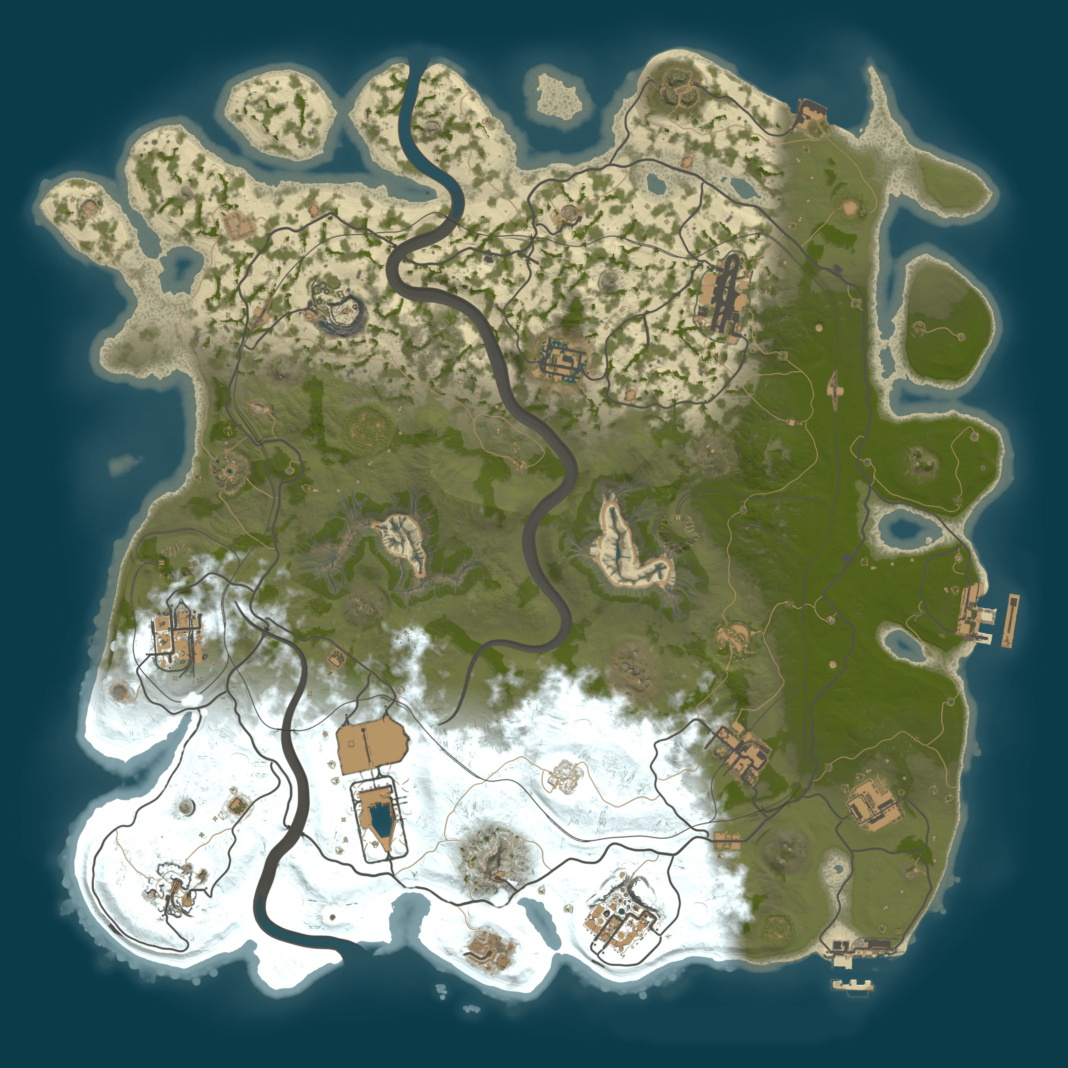 Rendered map for seed 1337