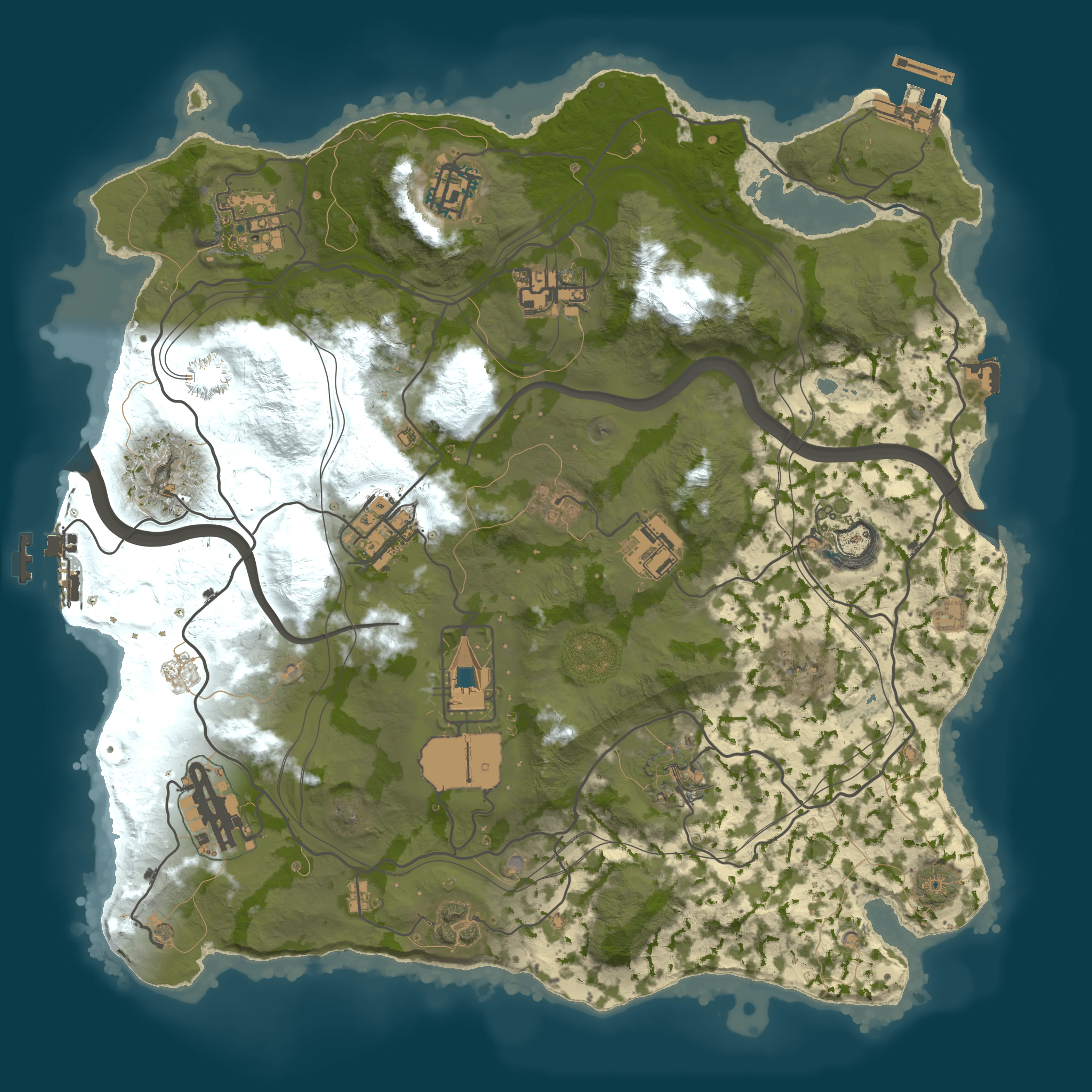 Rendered map for seed 1337