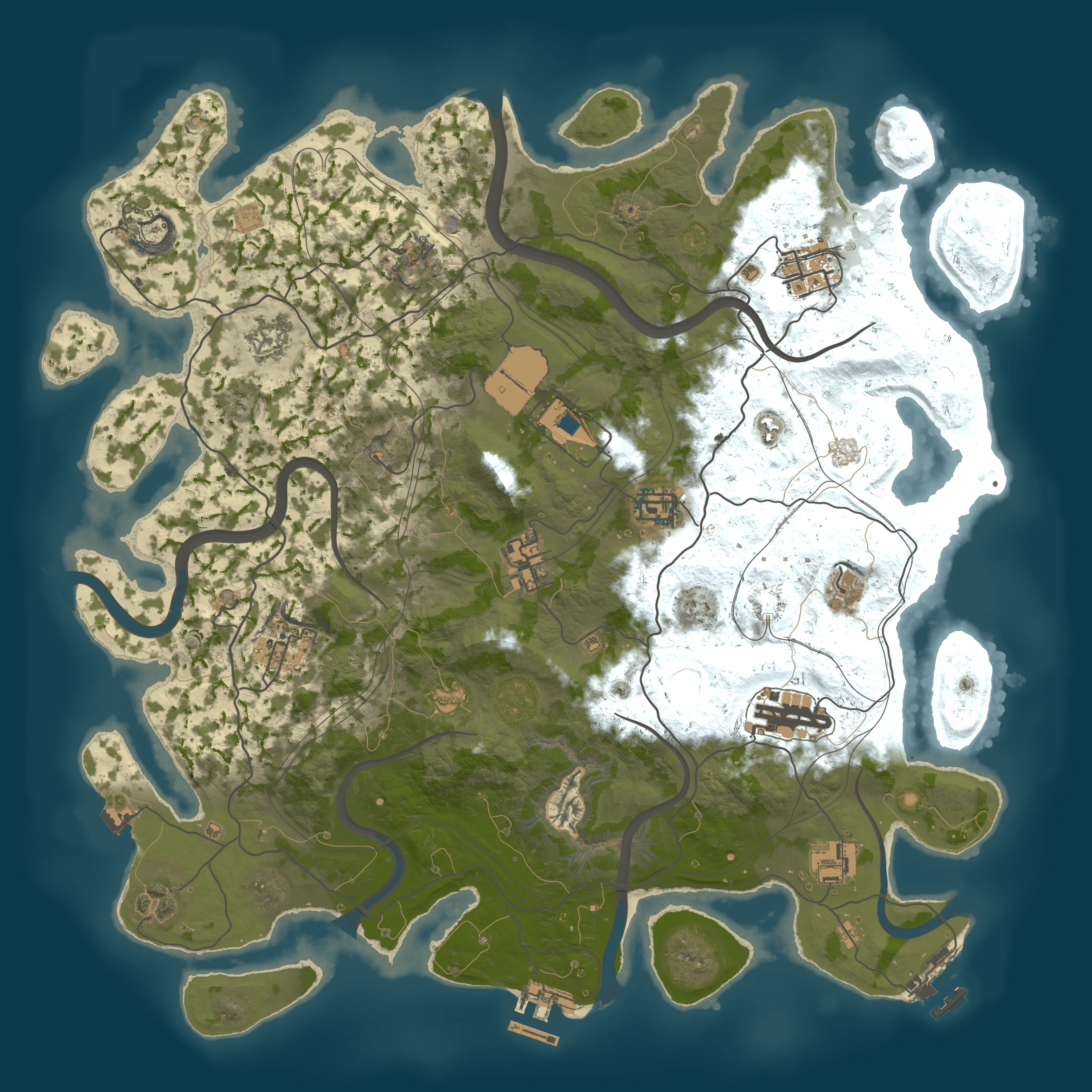 Rendered map for seed 1289664801
