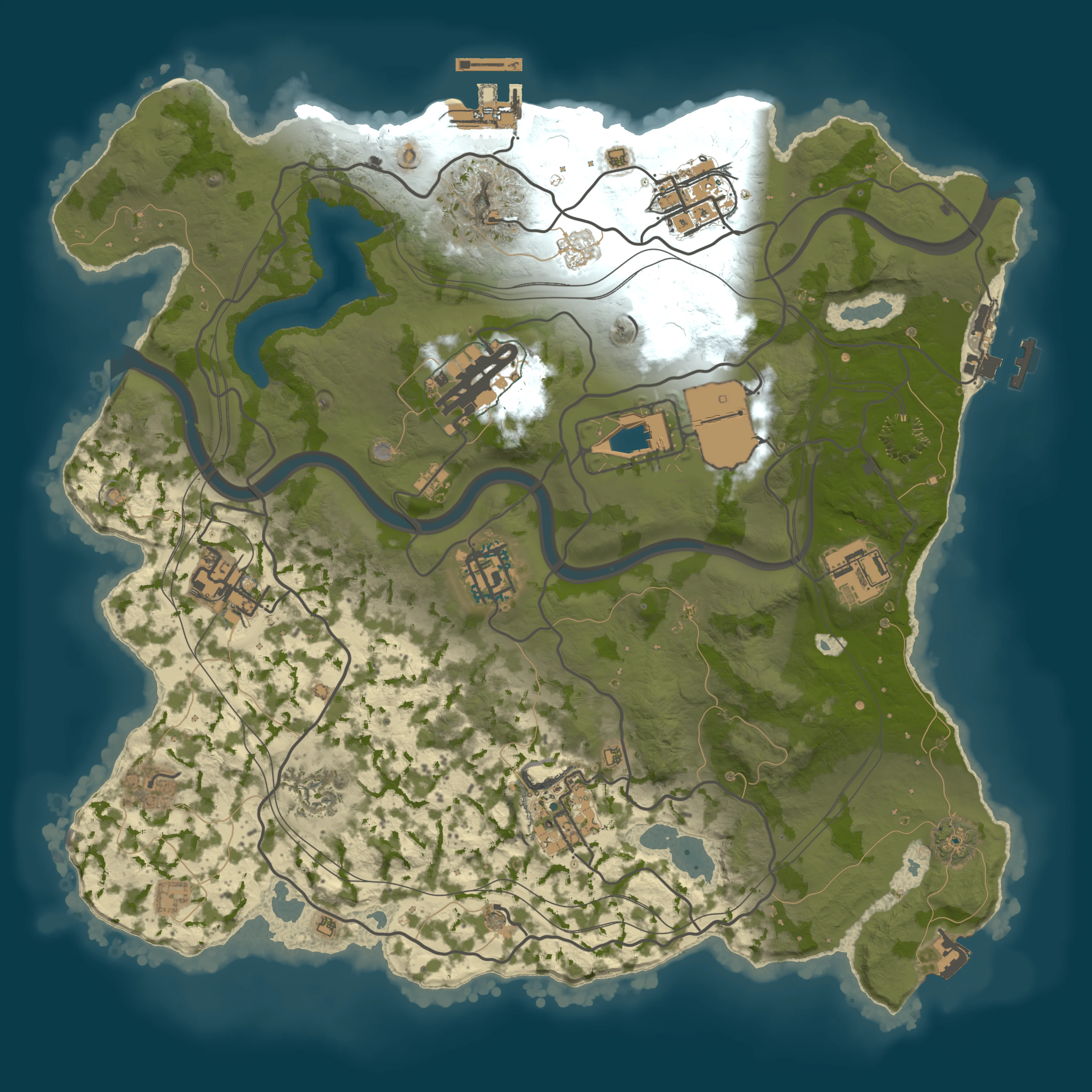 Rendered map for seed 1337
