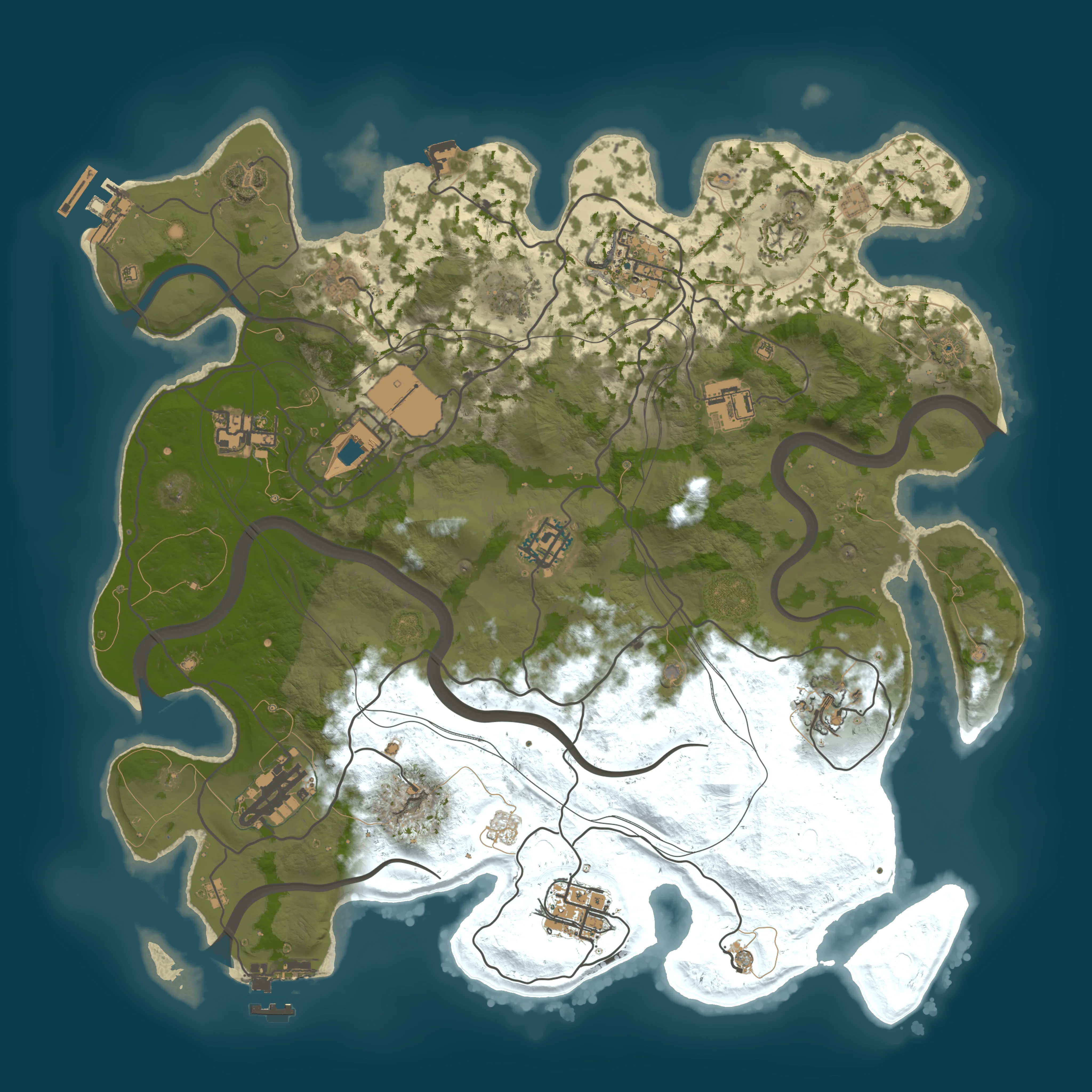 Rendered map for seed 1433081605
