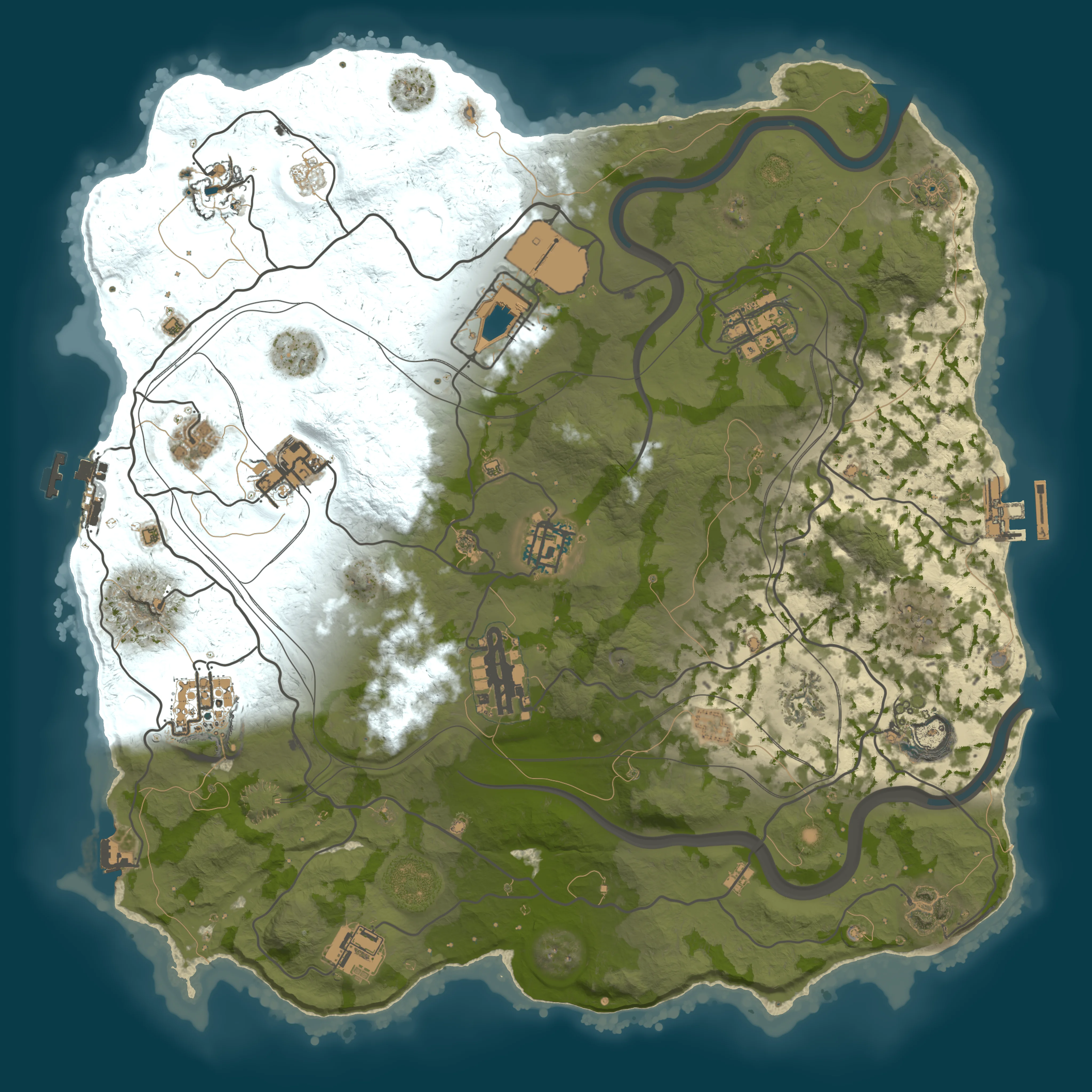 Rendered map for seed 0