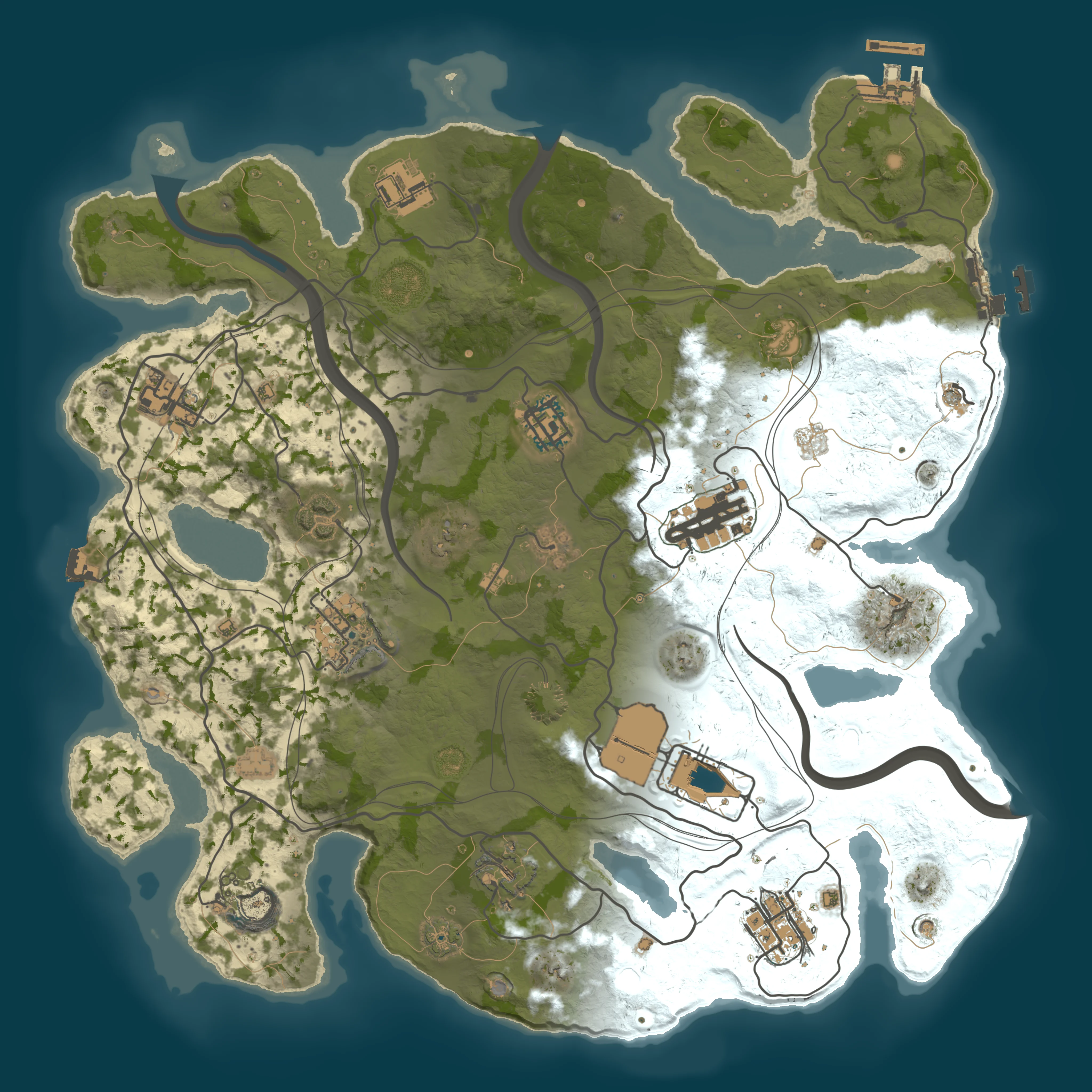 Rendered map for seed 1337