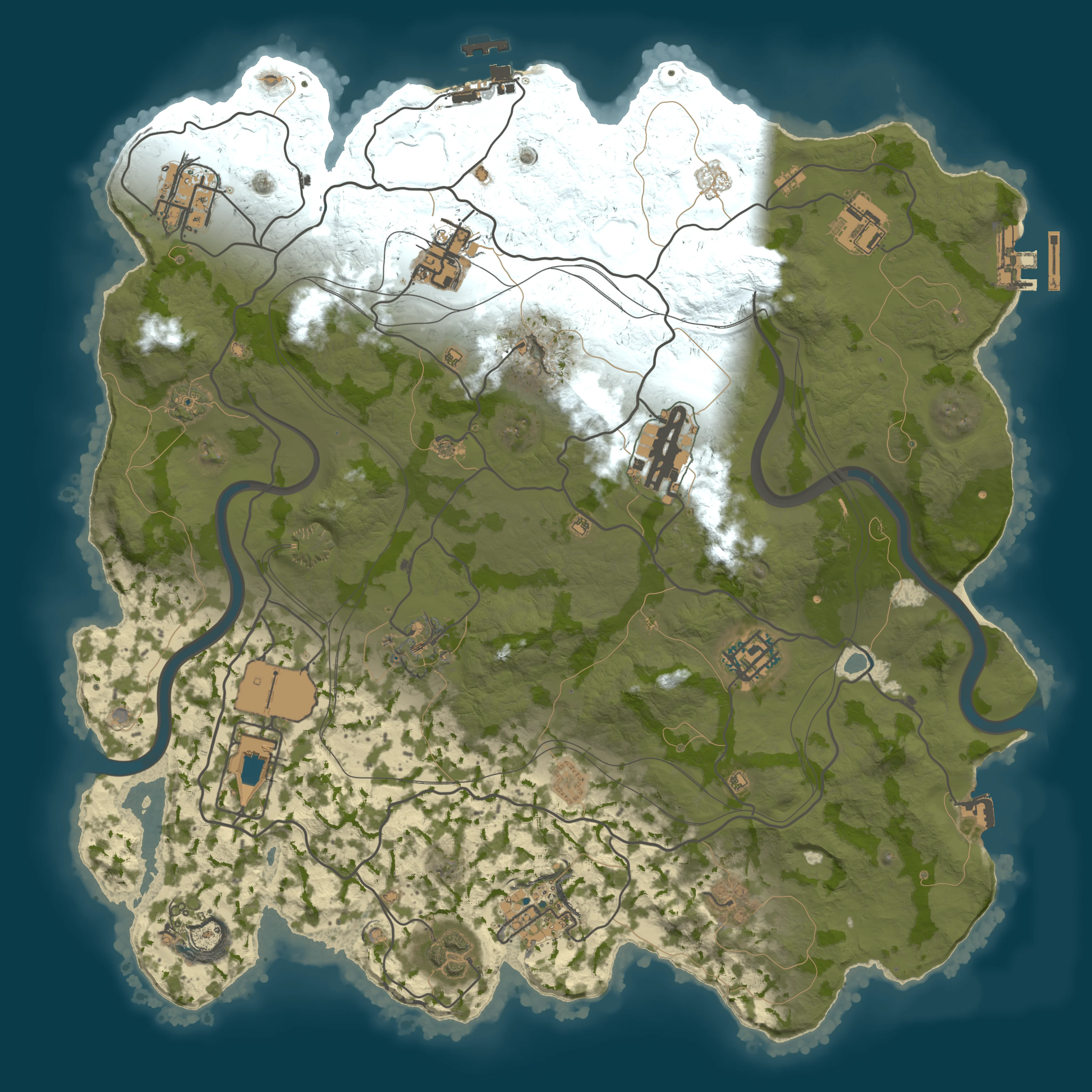 Rendered map for seed 1337