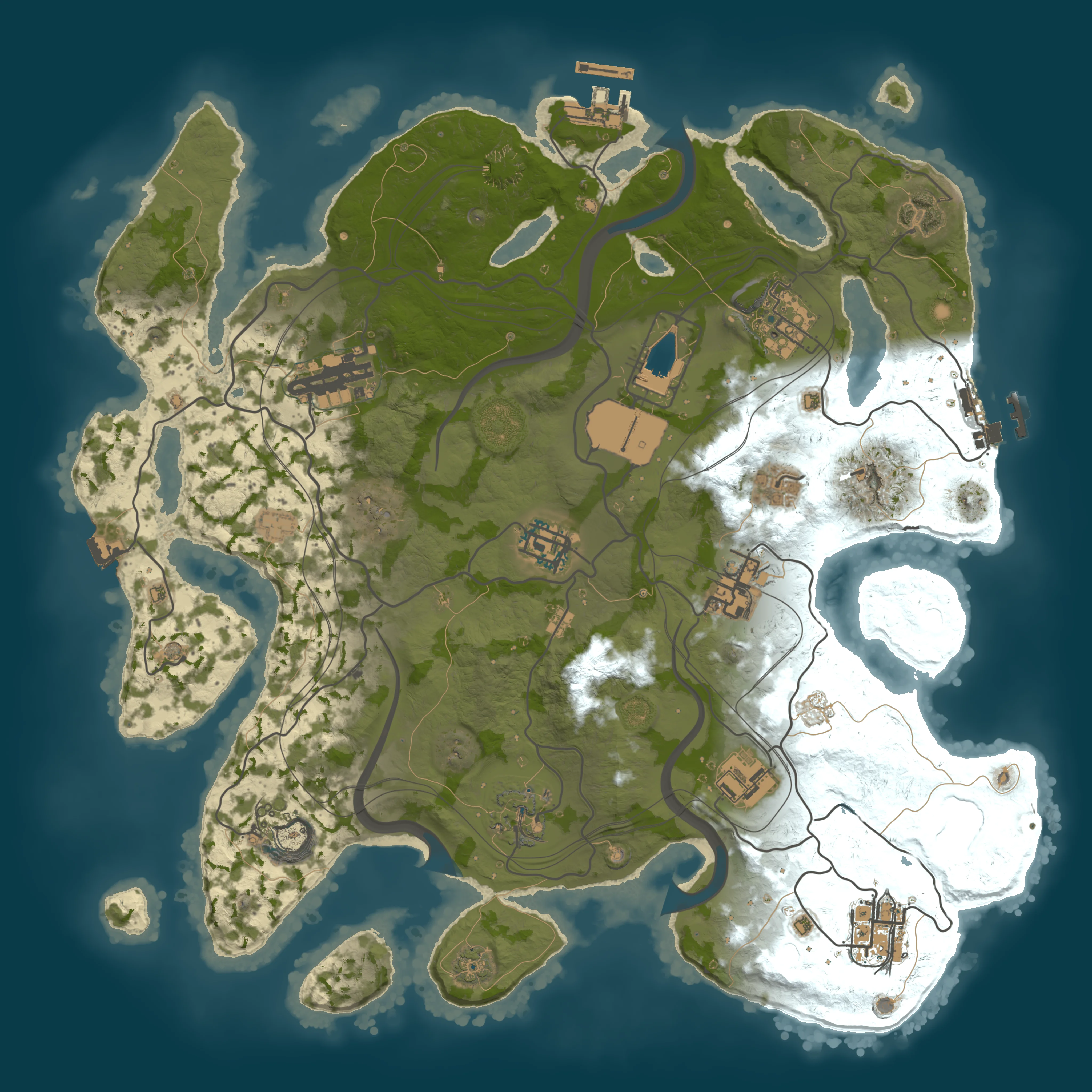 Rendered map for seed 1337