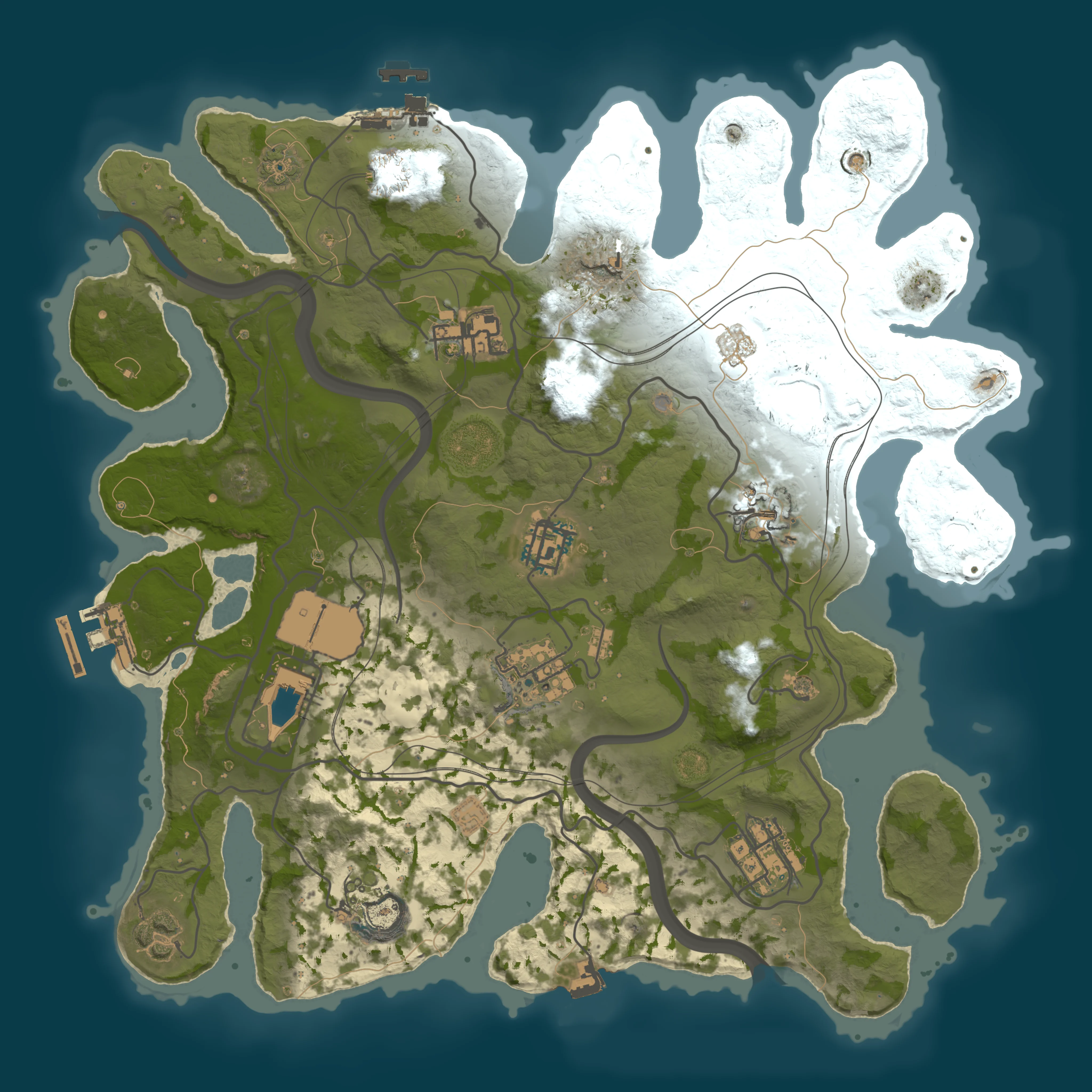 Rendered map for seed 1337