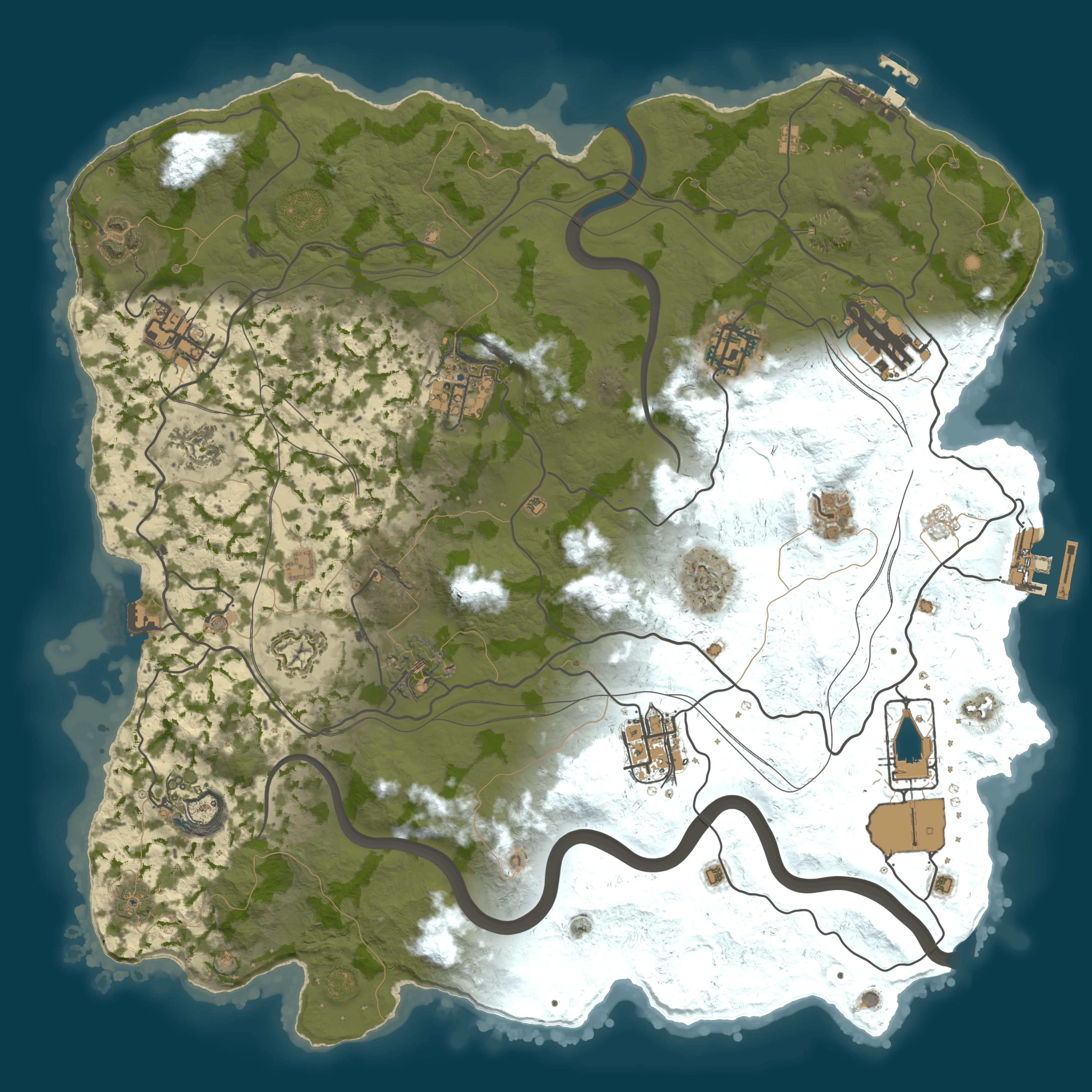 Rendered map for seed 1337