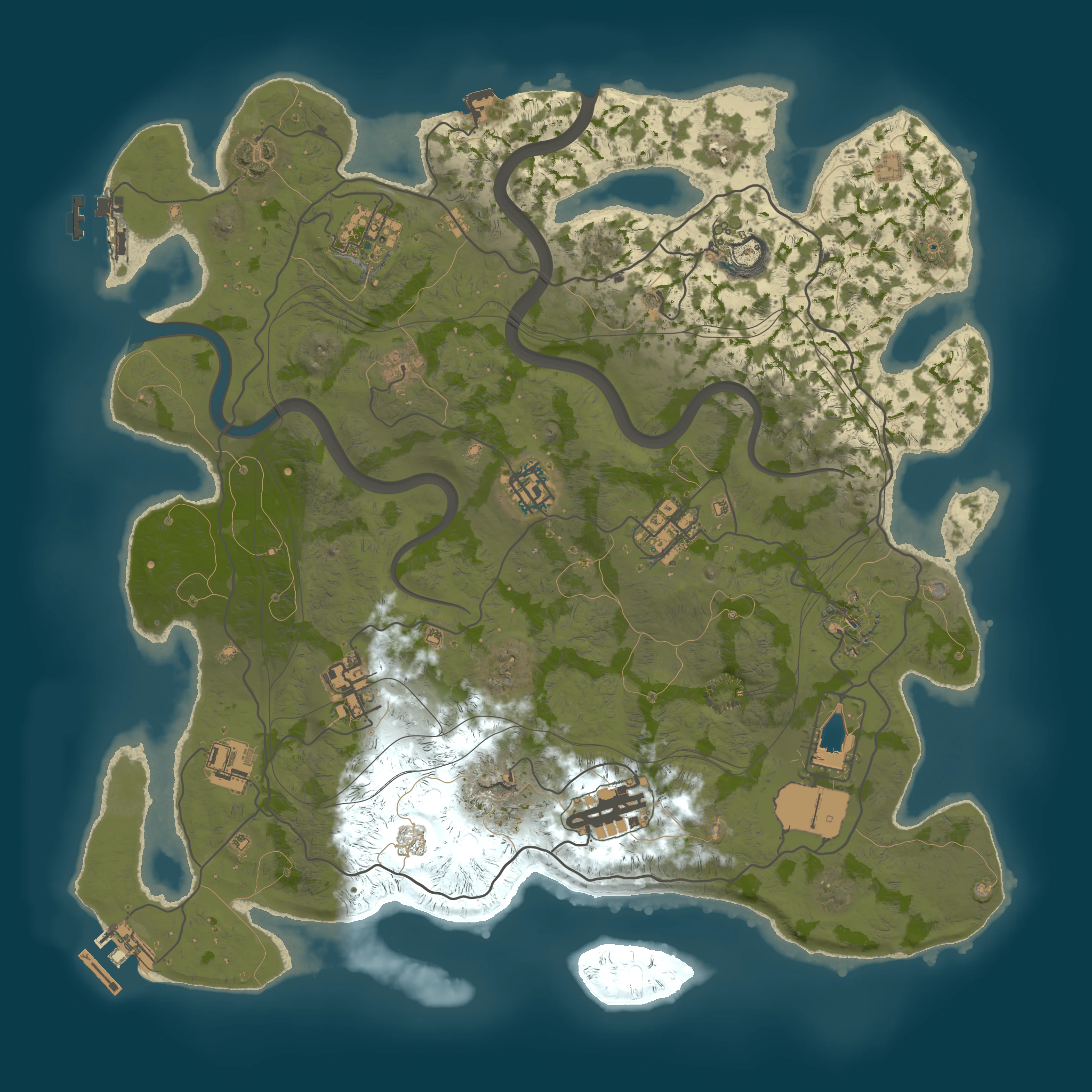 Rendered map for seed 1337