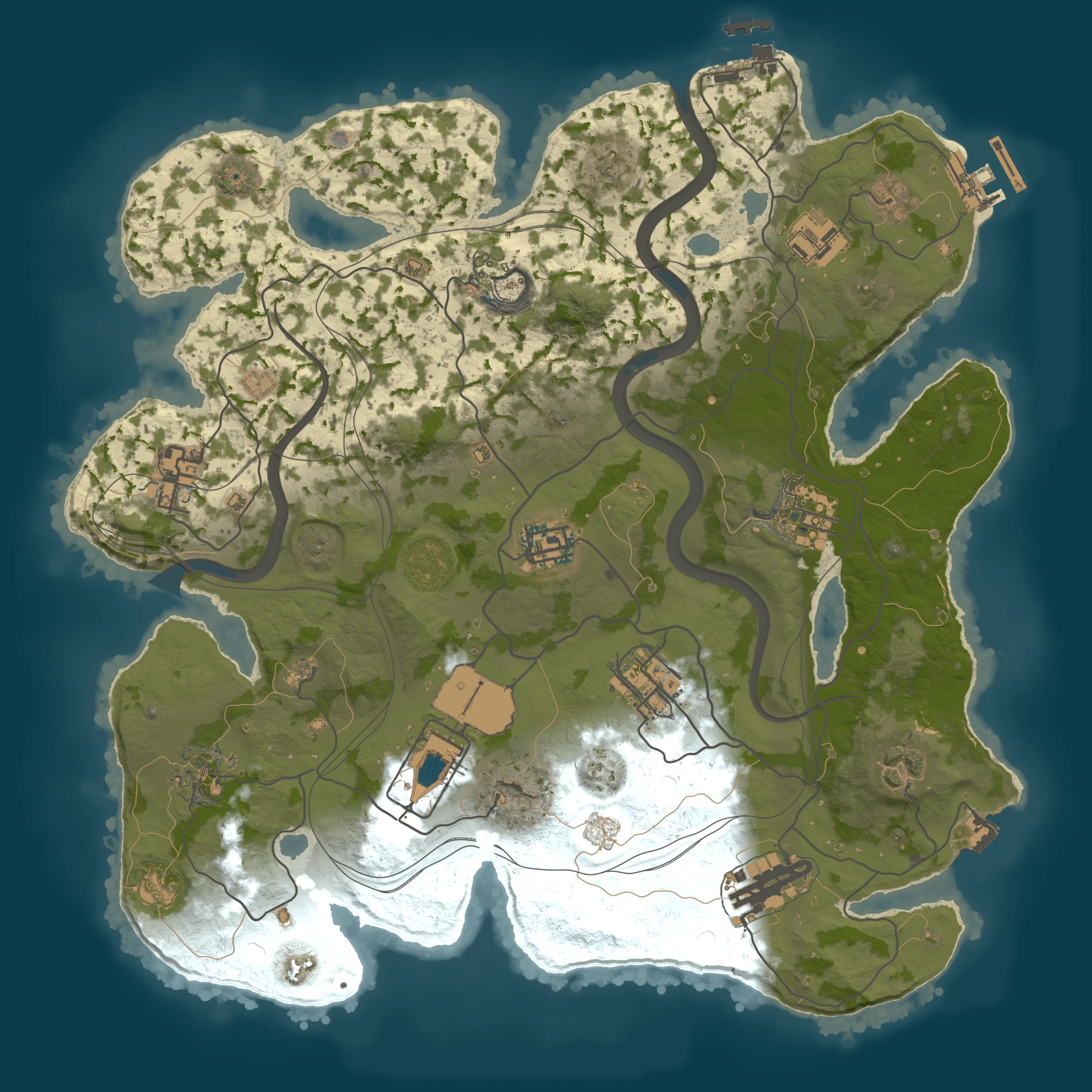 Rendered map for seed 1337
