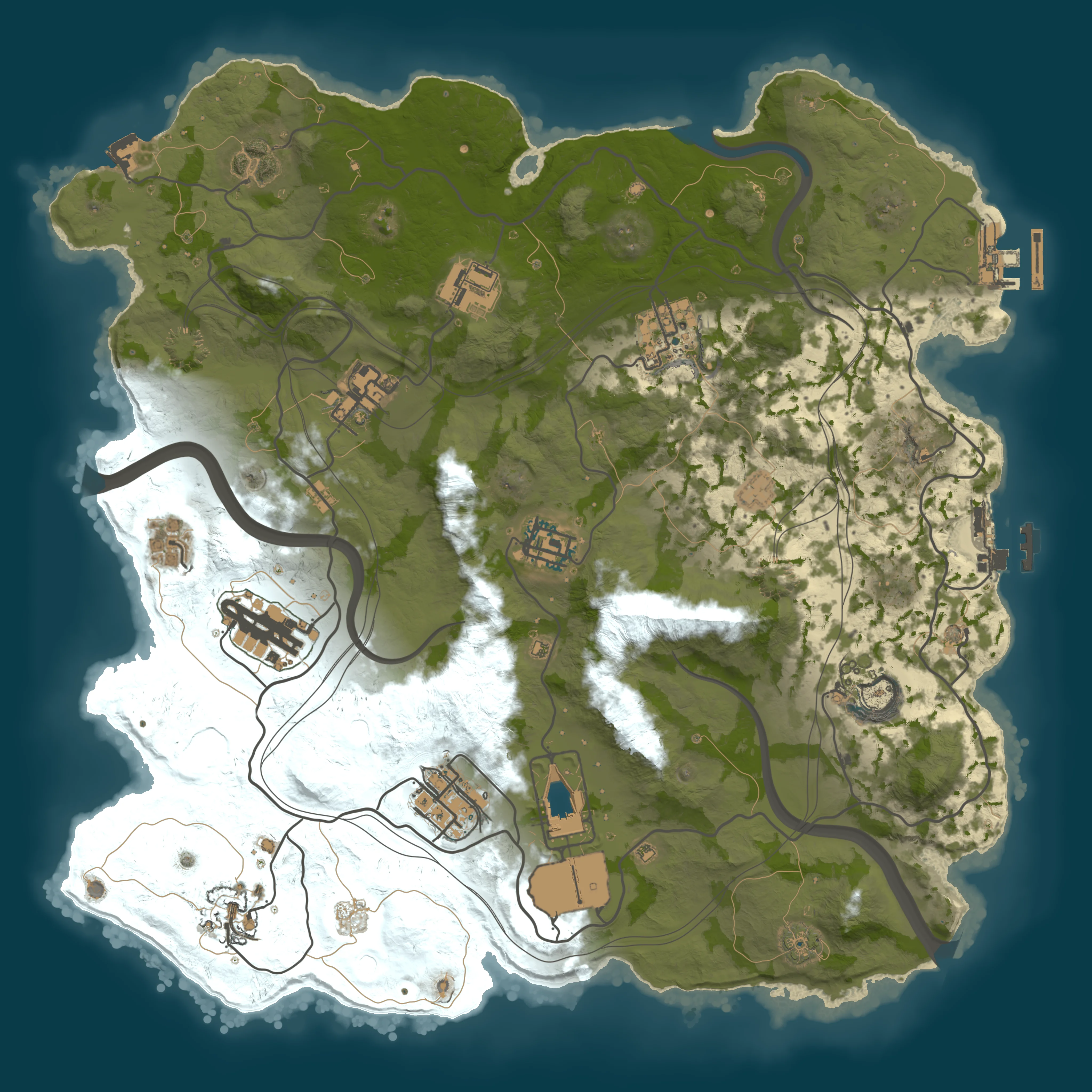 Rendered map for seed 1337
