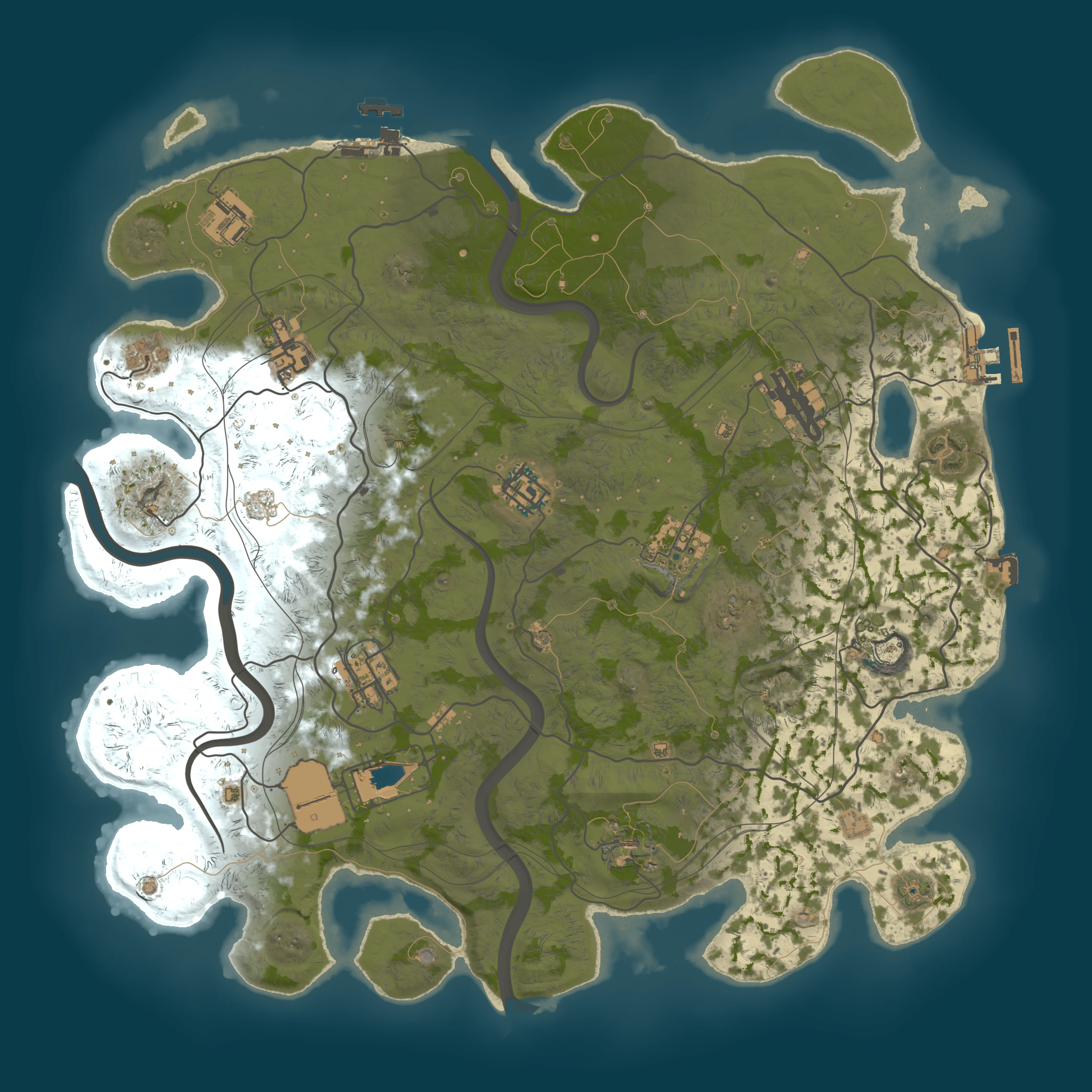 Rendered map for seed 0
